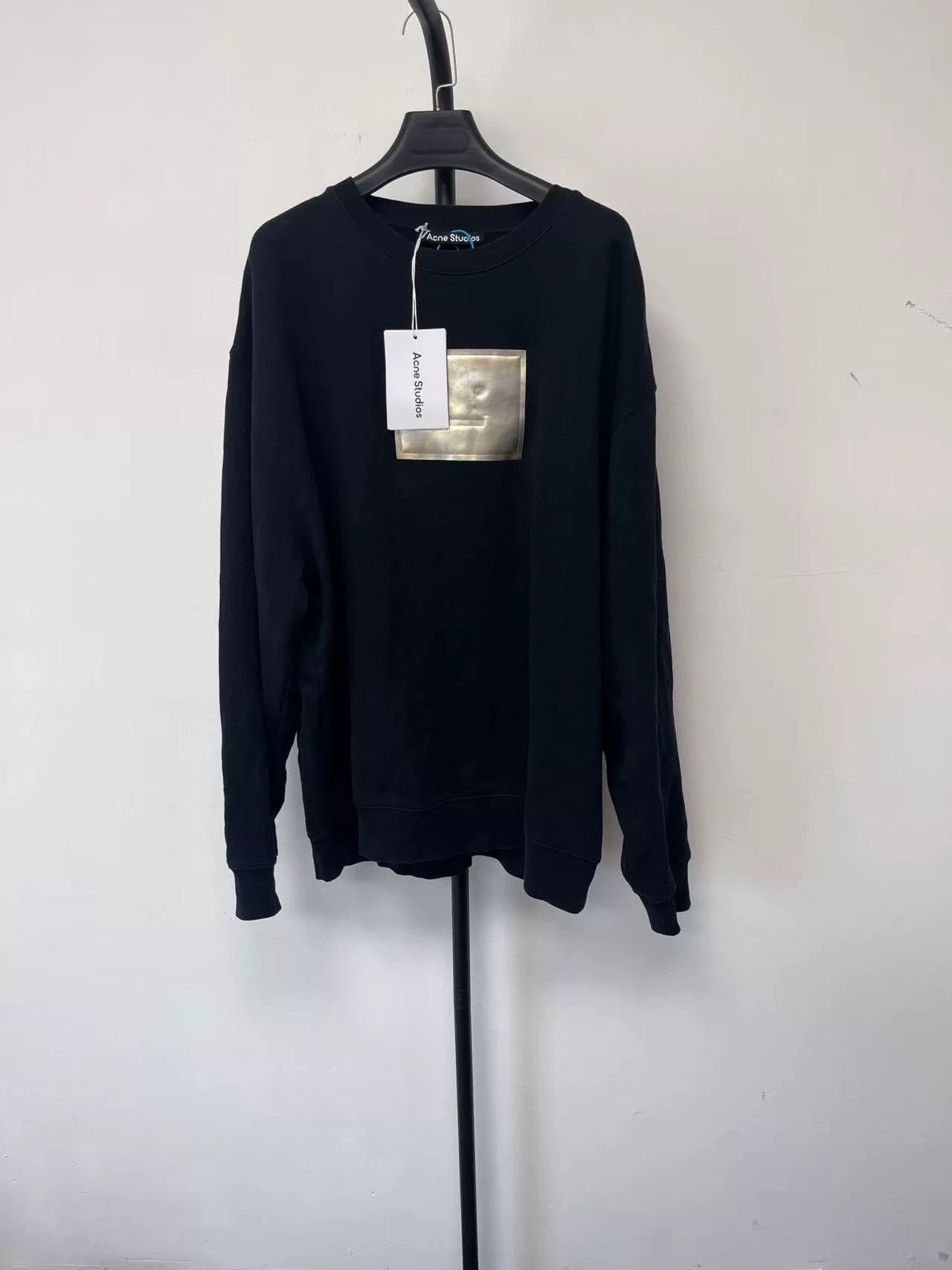 Acne Studios Acne Studios Metallic Face Logo Sweatshirt XL Size US XL / EU 56 / 4 - 2 Thumbnail