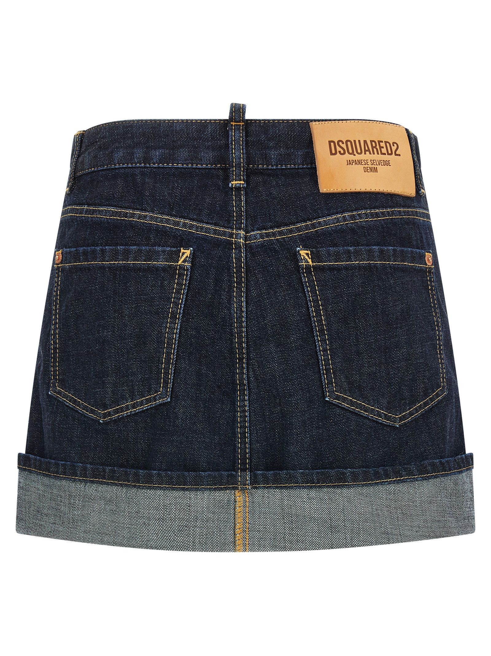 Dsquared2 'Cimosa Authentic Japanese Denim' Skirt Size 26" / US 2 / IT 38 - 2 Thumbnail