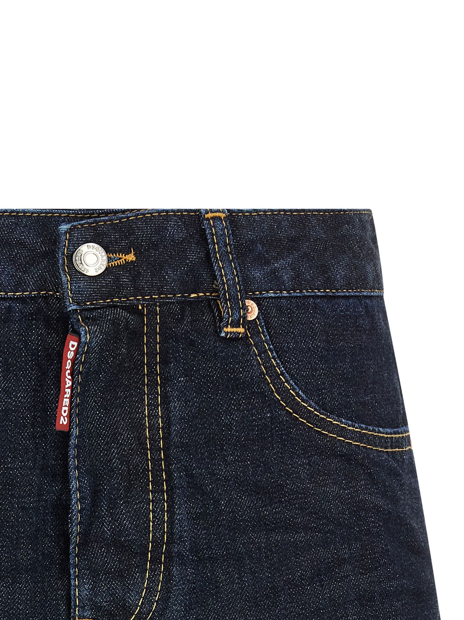 Dsquared2 'Cimosa Authentic Japanese Denim' Skirt Size 28" / US 6 / IT 42 - 3 Thumbnail