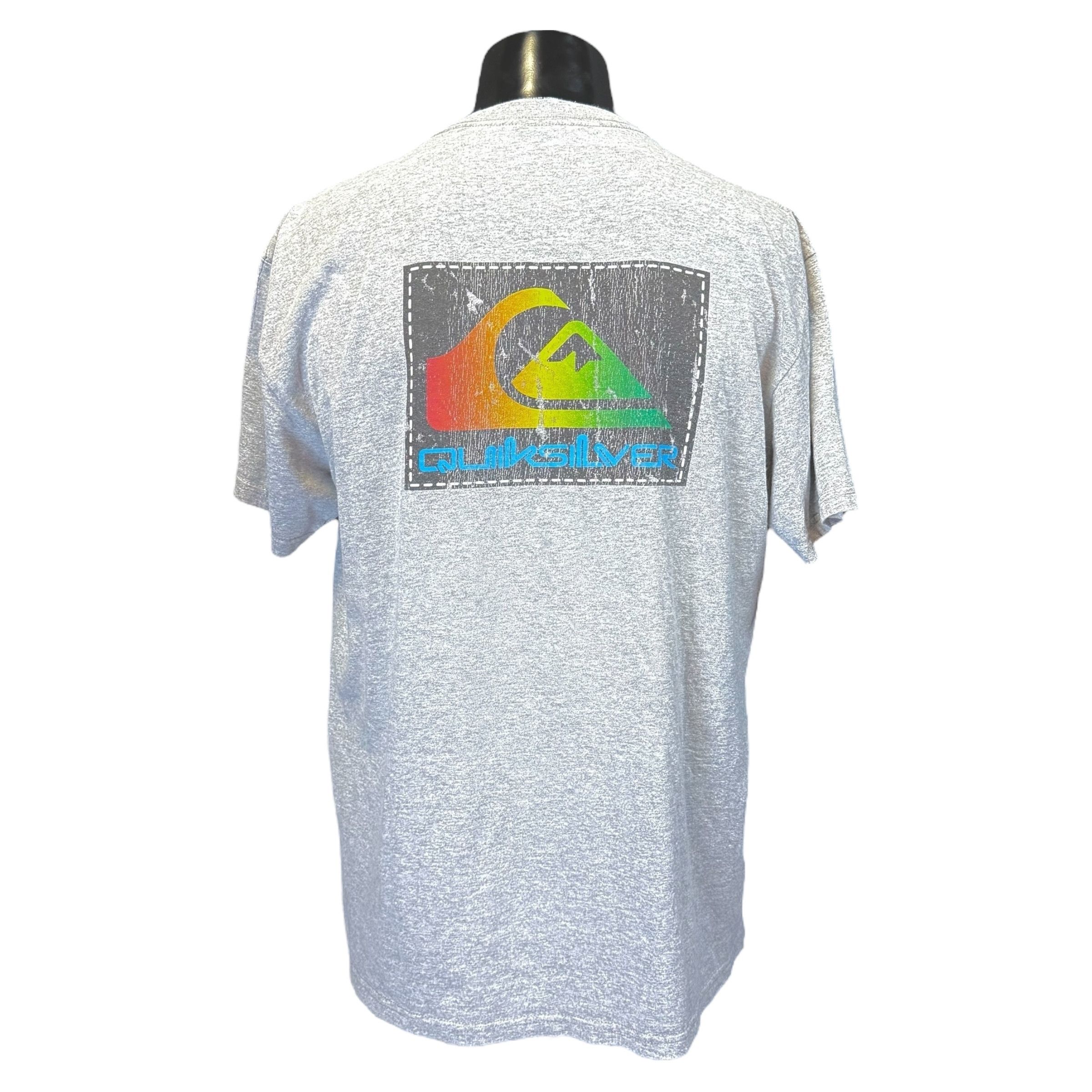 Quiksilver Quiksilver T-Shirt Silver Size L Size US L / EU 52-54 / 3 - 2 Thumbnail