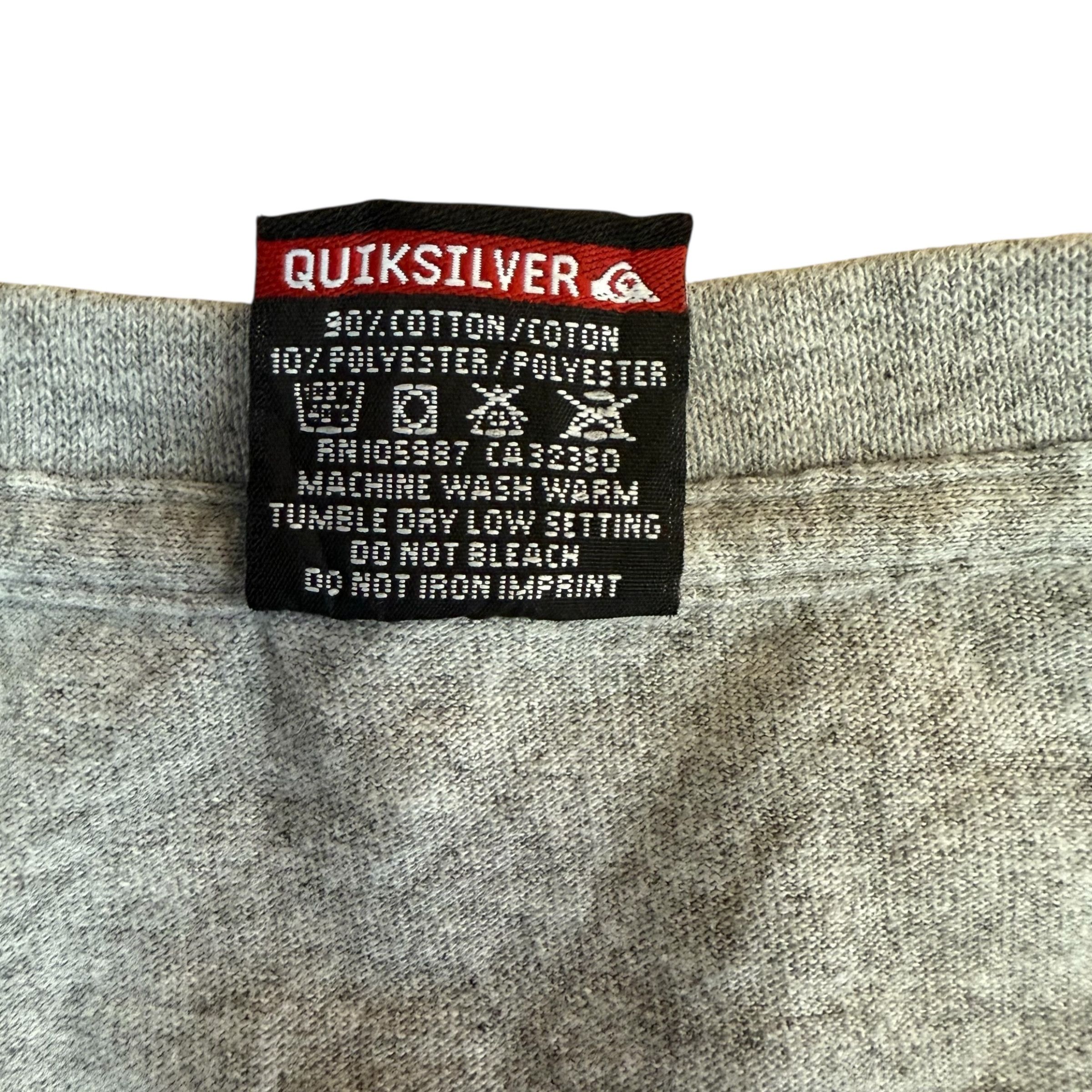 Quiksilver Quiksilver T-Shirt Silver Size L Size US L / EU 52-54 / 3 - 5 Thumbnail