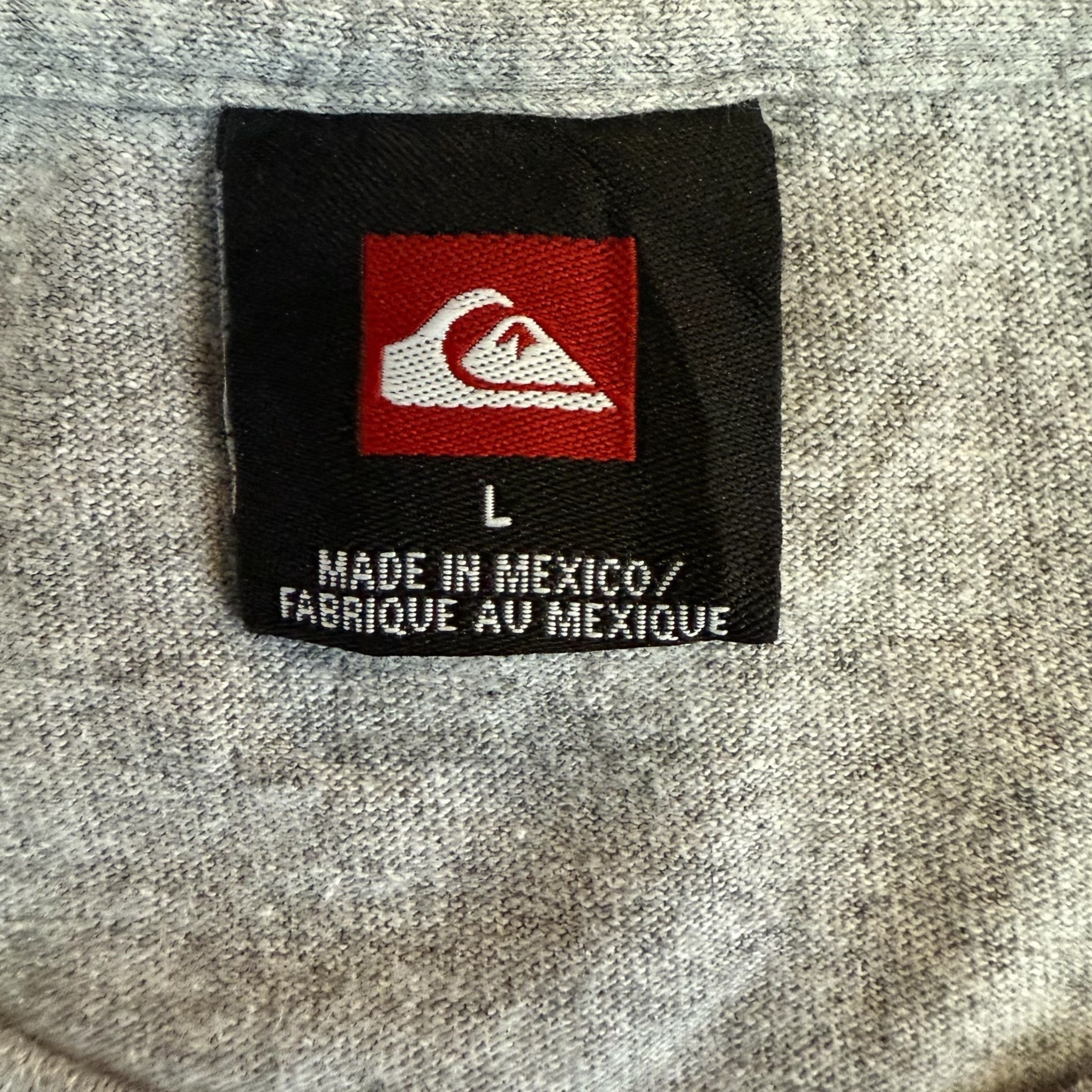 Quiksilver Quiksilver T-Shirt Silver Size L Size US L / EU 52-54 / 3 - 4 Thumbnail