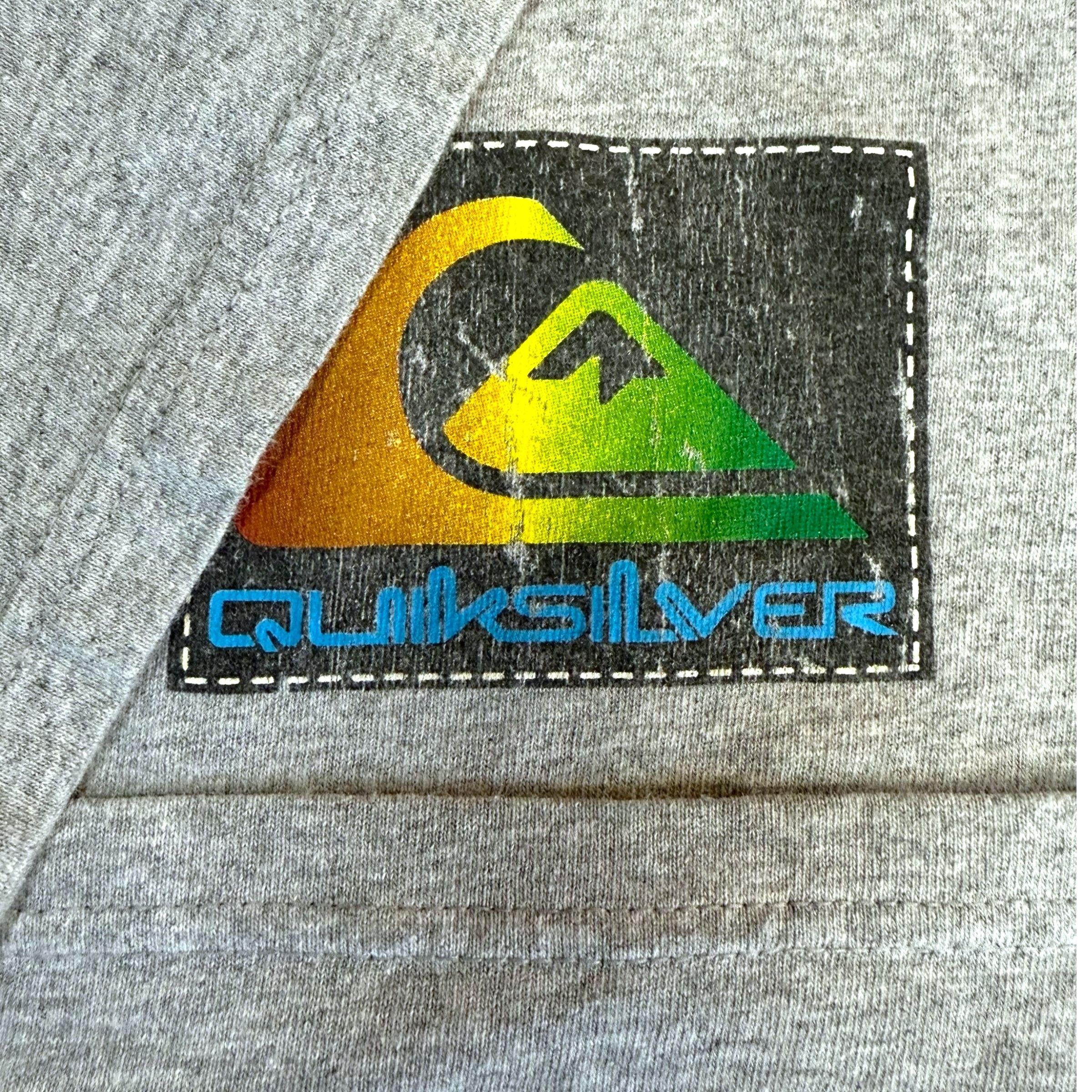Quiksilver Quiksilver T-Shirt Silver Size L Size US L / EU 52-54 / 3 - 3 Thumbnail