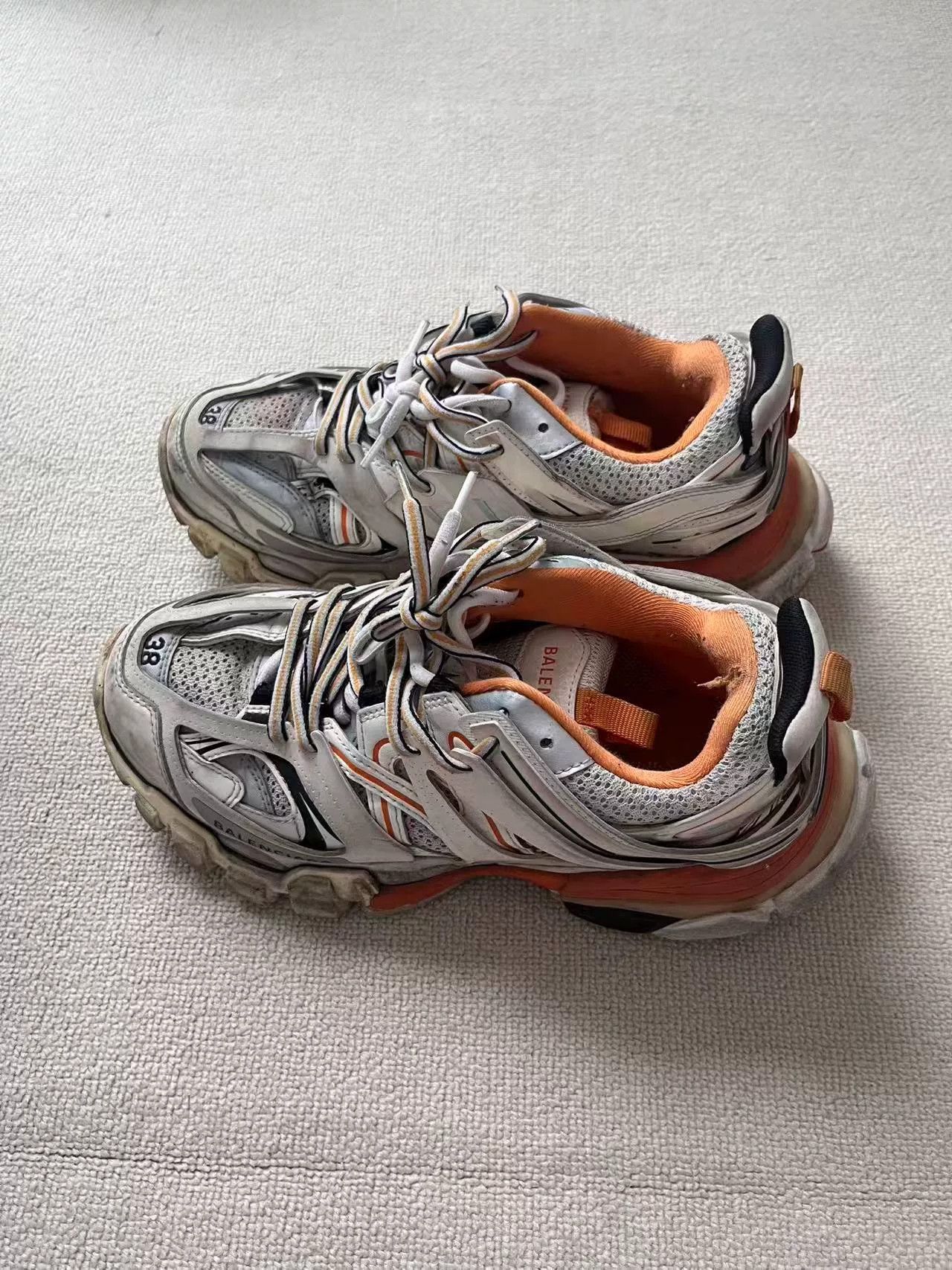 Balenciaga Balenciaga Distressed Track Sneakers Size 38 Size US 7 / IT 37 - 3 Thumbnail