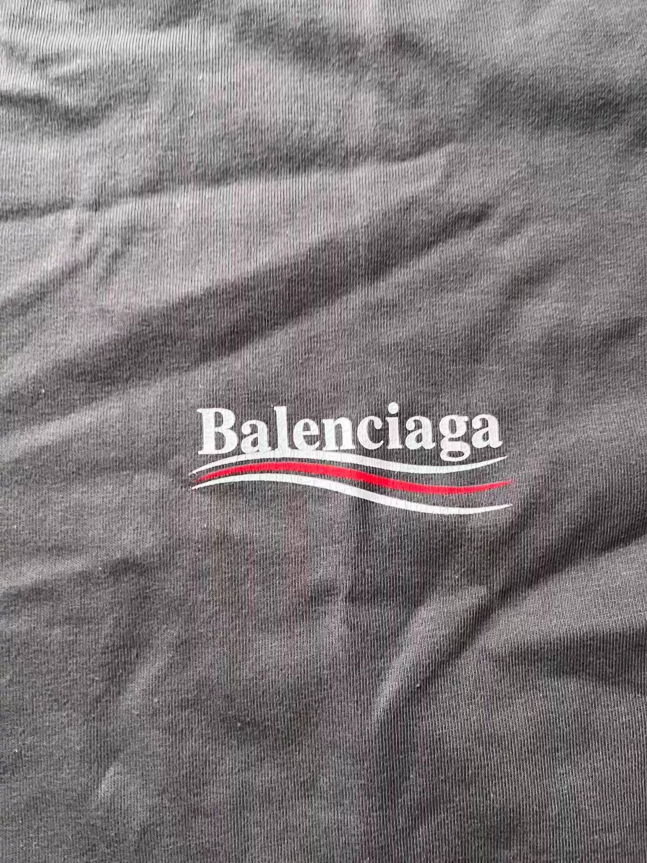 Balenciaga Balenciaga Political Campaign Logo T-Shirt Gray S Size US S / EU 44-46 / 1 - 4 Thumbnail