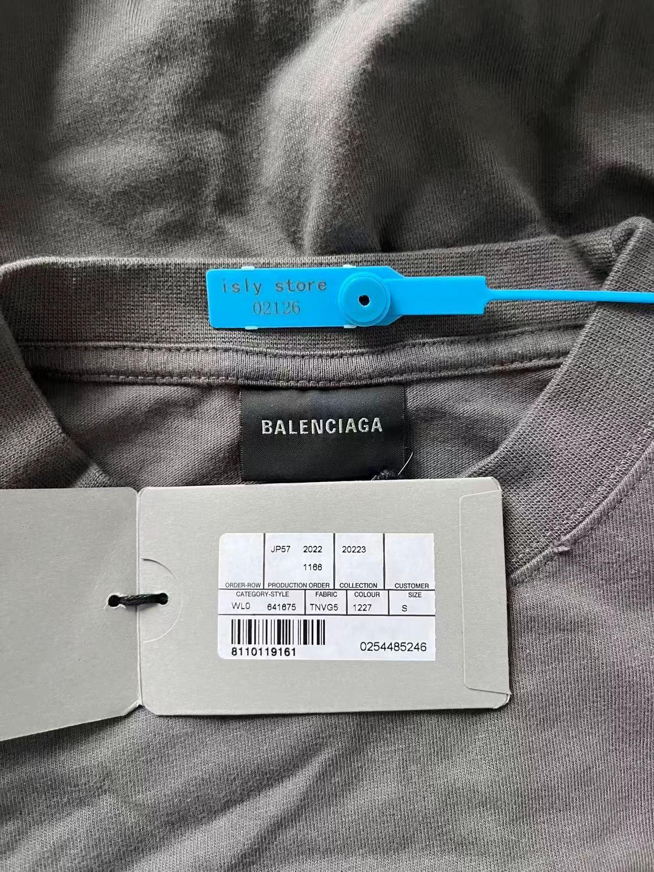 Balenciaga Balenciaga Political Campaign Logo T-Shirt Gray S Size US S / EU 44-46 / 1 - 6 Thumbnail