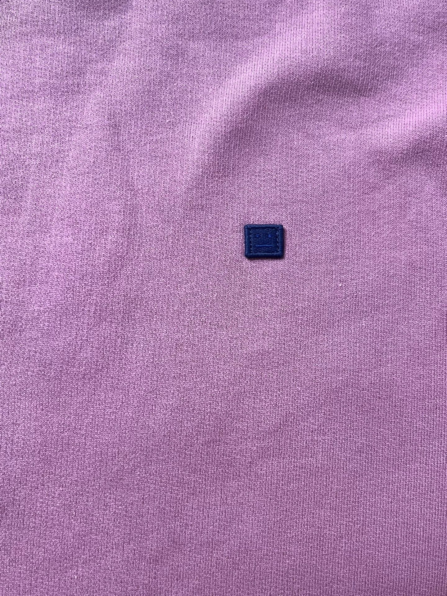Acne Studios Acne Studios Face Patch Mauve Sweatshirt XS Size US XS / EU 42 / 0 - 5 Thumbnail