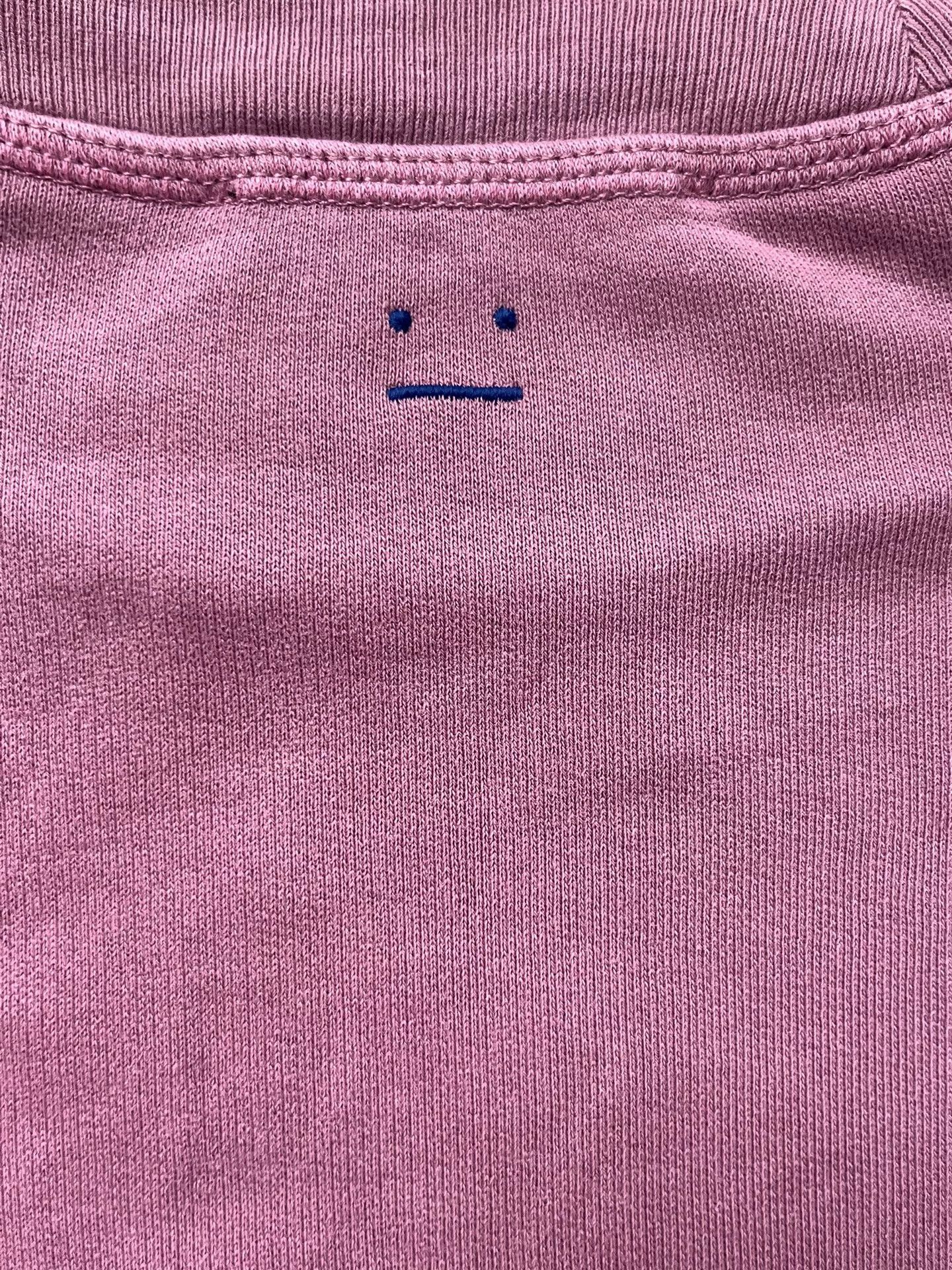 Acne Studios Acne Studios Face Patch Mauve Sweatshirt XS Size US XS / EU 42 / 0 - 4 Thumbnail
