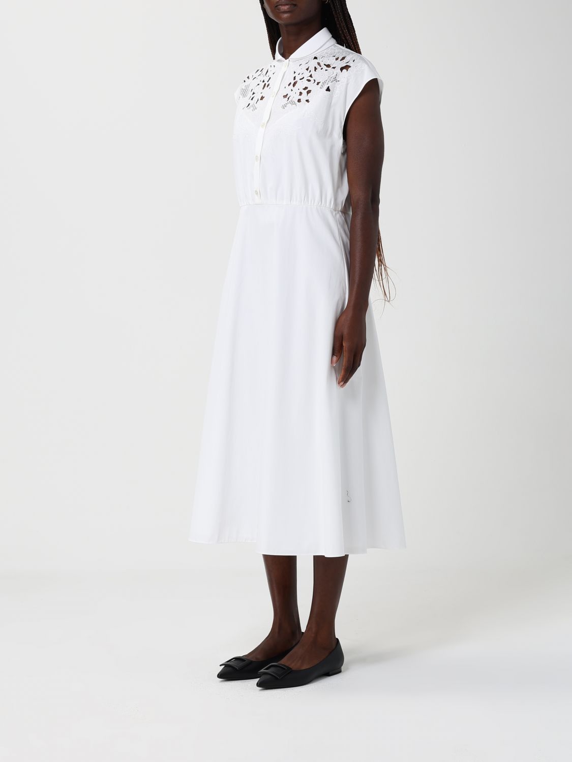 Valentino Valentino Dress Woman White Size S / US 4 / IT 40 - 3 Thumbnail