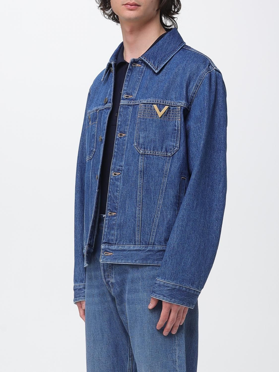 Valentino Valentino Jacket Men Denim Size US L / EU 52-54 / 3 - 4 Thumbnail