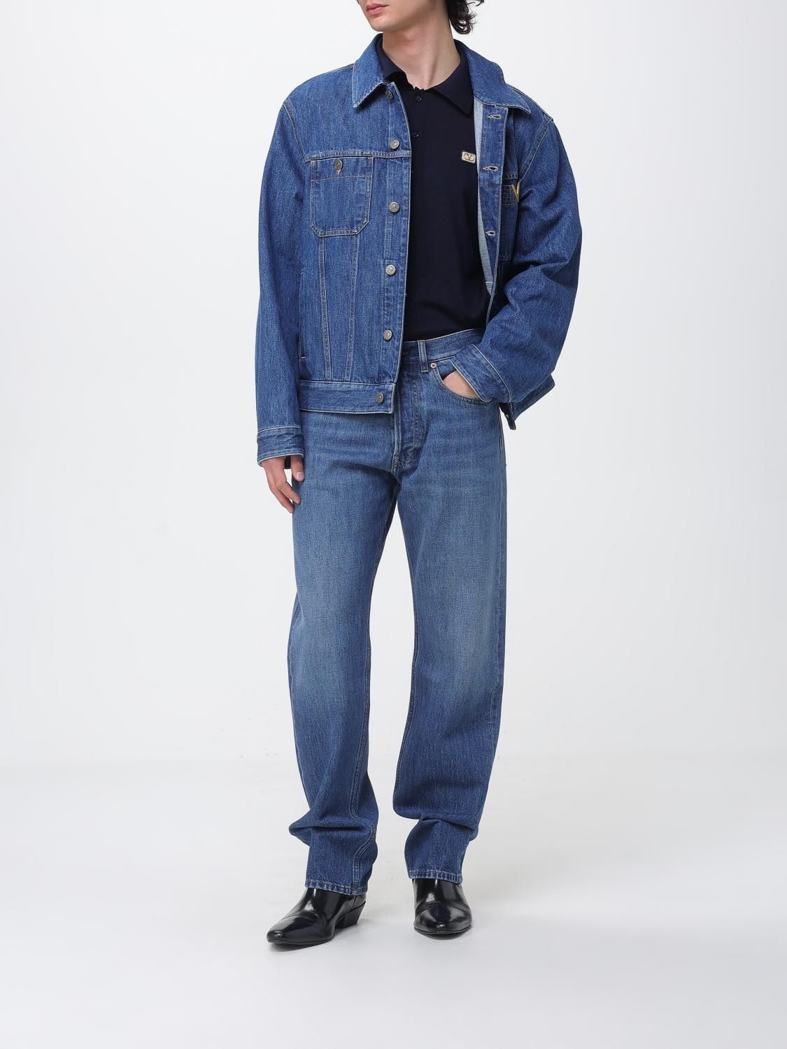 Valentino Valentino Jacket Men Denim Size US L / EU 52-54 / 3 - 2 Thumbnail