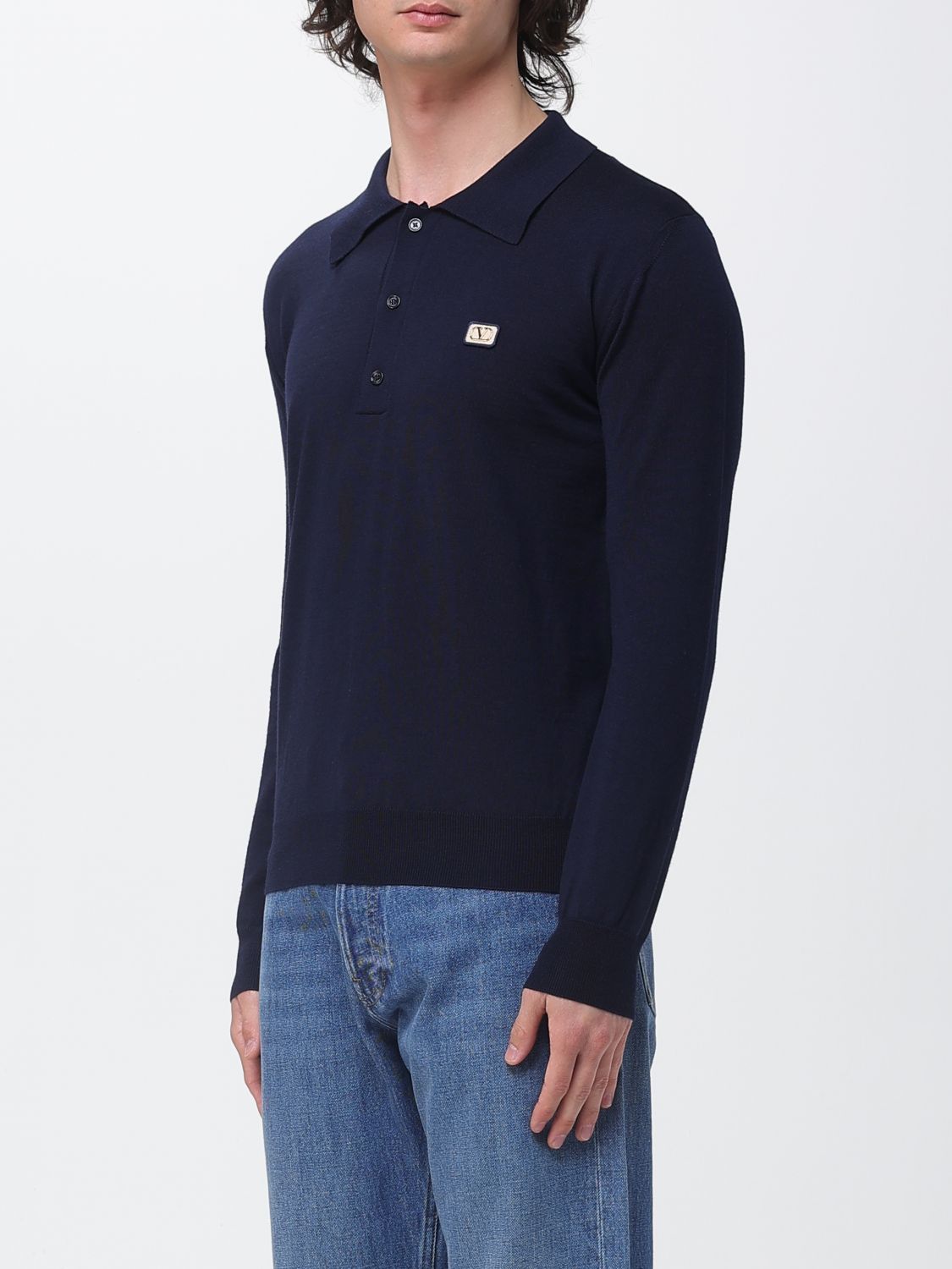 Valentino Valentino Polo Shirt Men Blue Size US XL / EU 56 / 4 - 4 Thumbnail