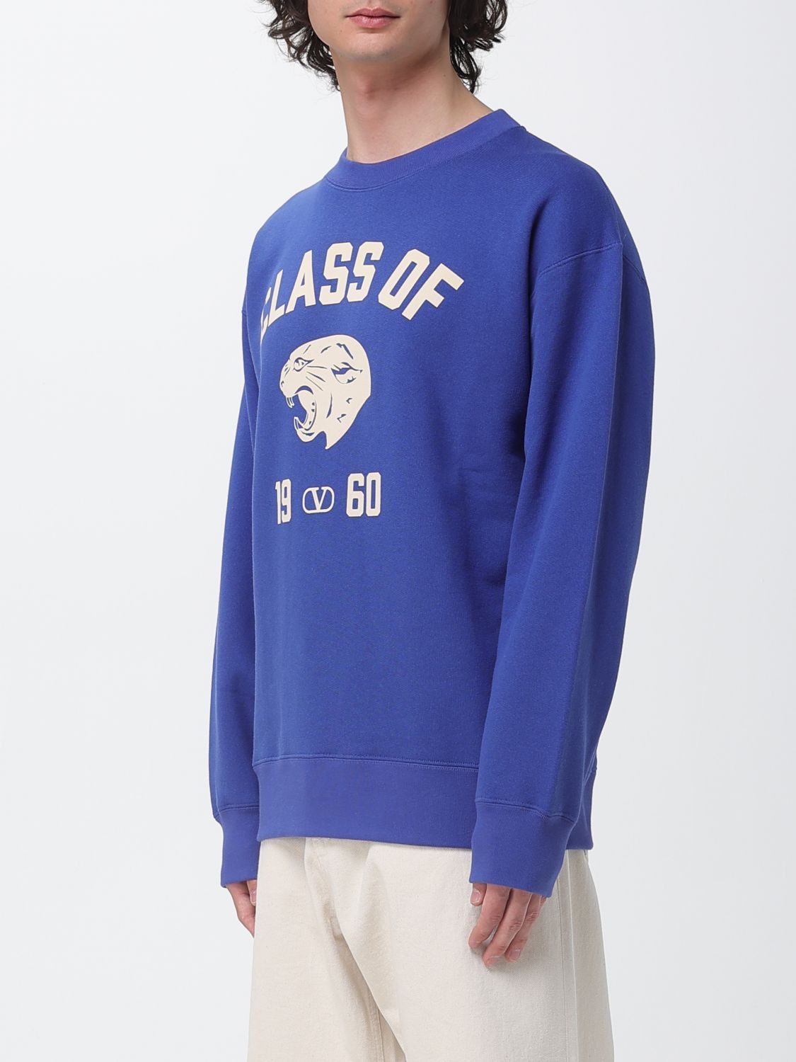 Valentino Valentino Sweatshirt Men Blue Size US M / EU 48-50 / 2 - 4 Thumbnail