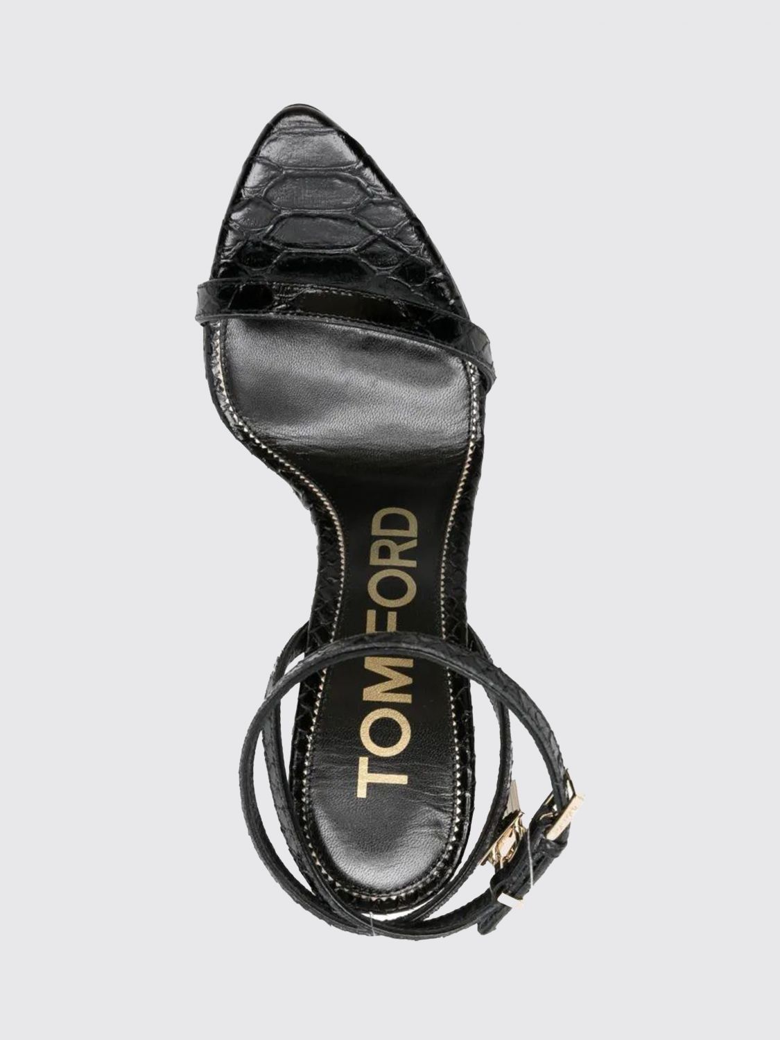 Tom Ford Tom Ford Heeled Sandal Woman Black Size US 10 / IT 40 - 4 Thumbnail