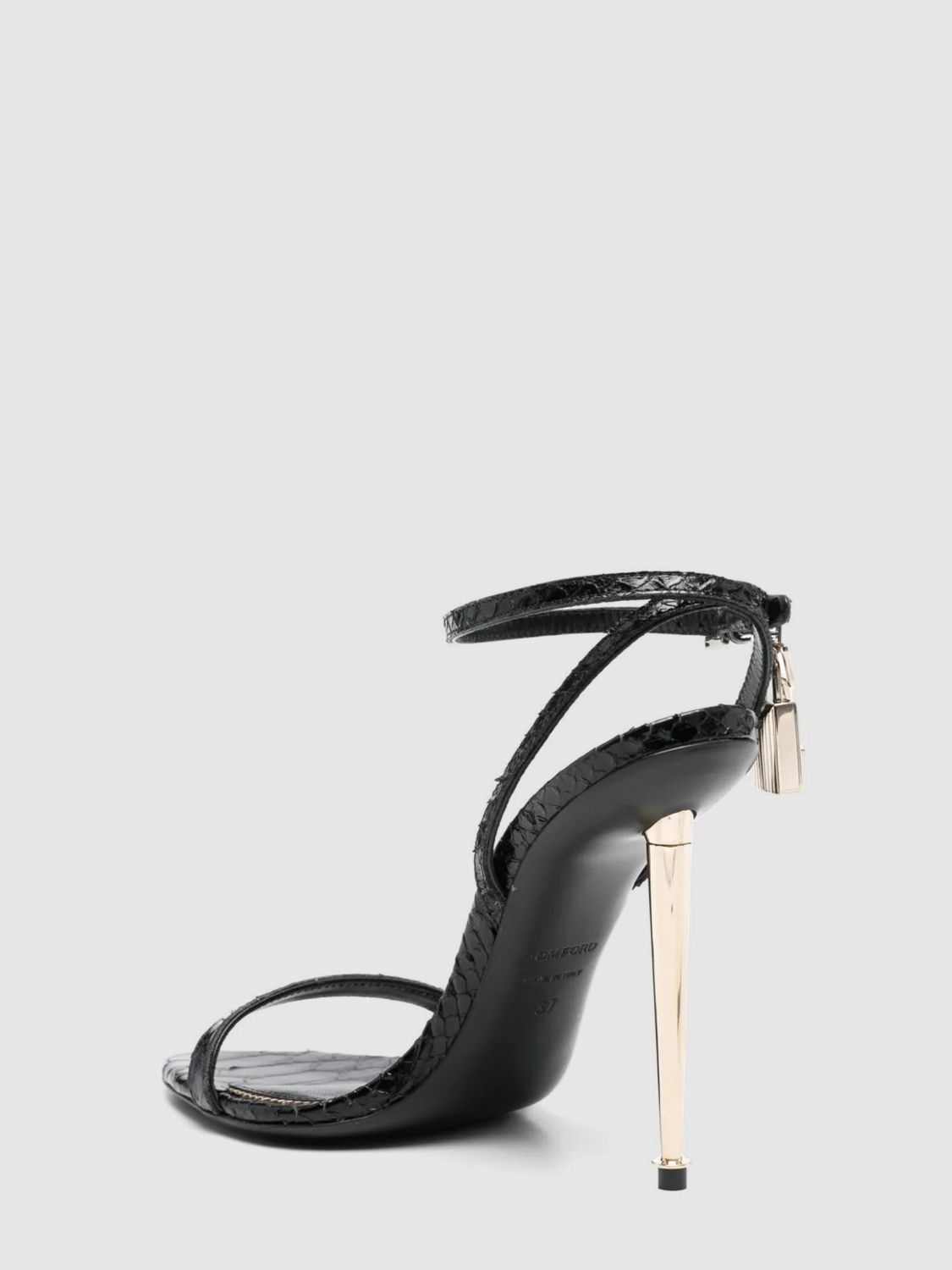 Tom Ford Tom Ford Heeled Sandal Woman Black Size US 10 / IT 40 - 3 Thumbnail