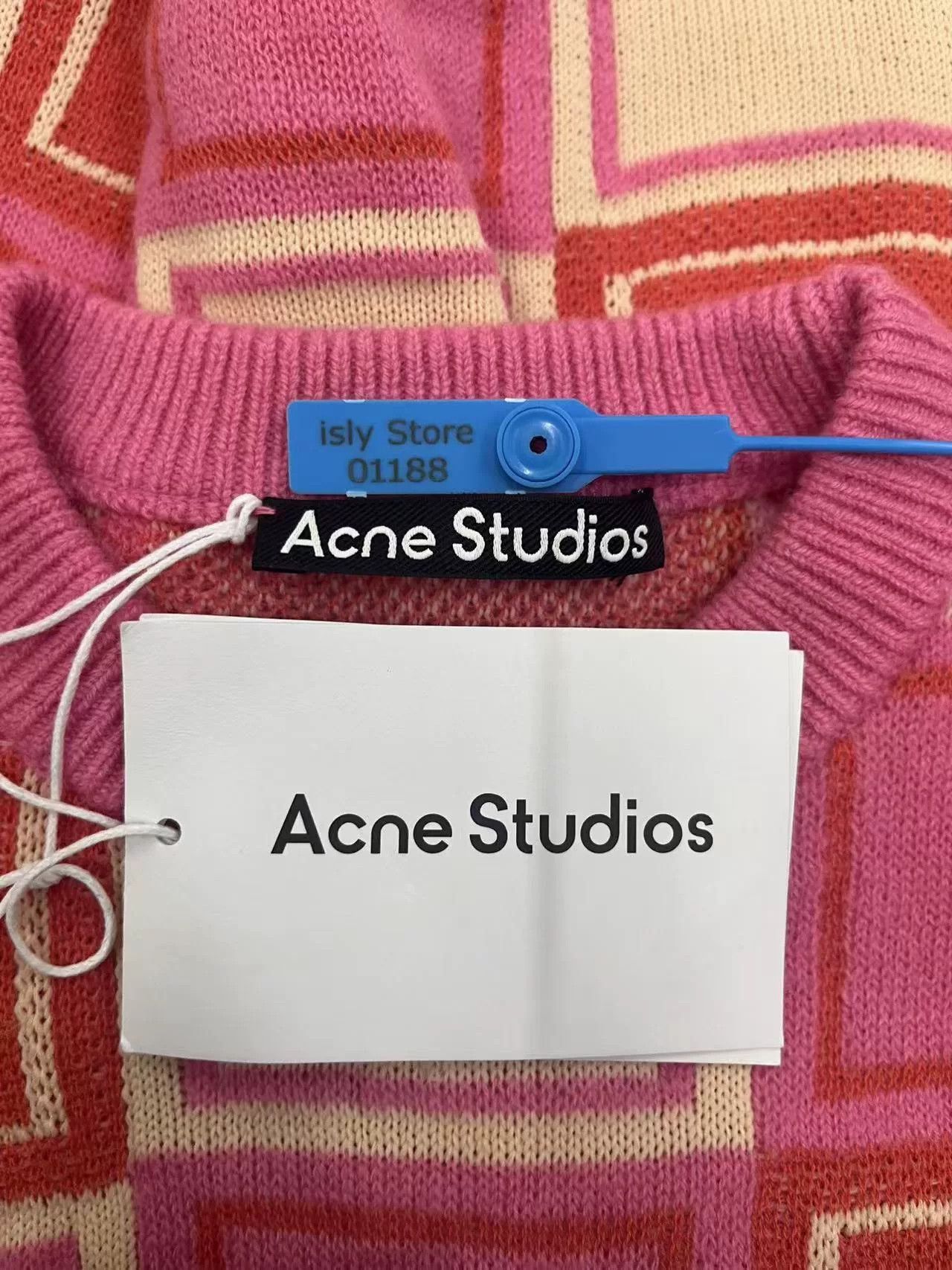 Acne Studios Acne Studios Wave Jacquard Face Sweater XS Size US XS / EU 42 / 0 - 6 Thumbnail