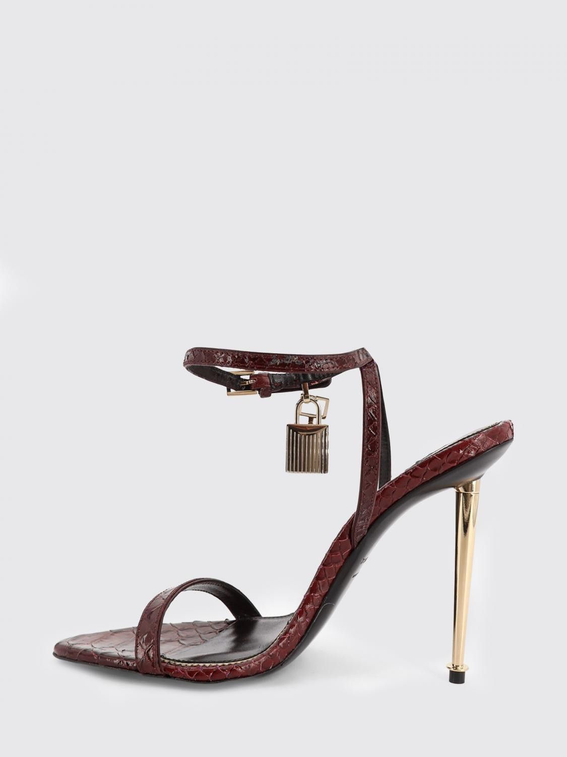 Tom Ford Tom Ford Heeled Sandal Woman Red Size US 7.5 / IT 37.5 - 3 Thumbnail