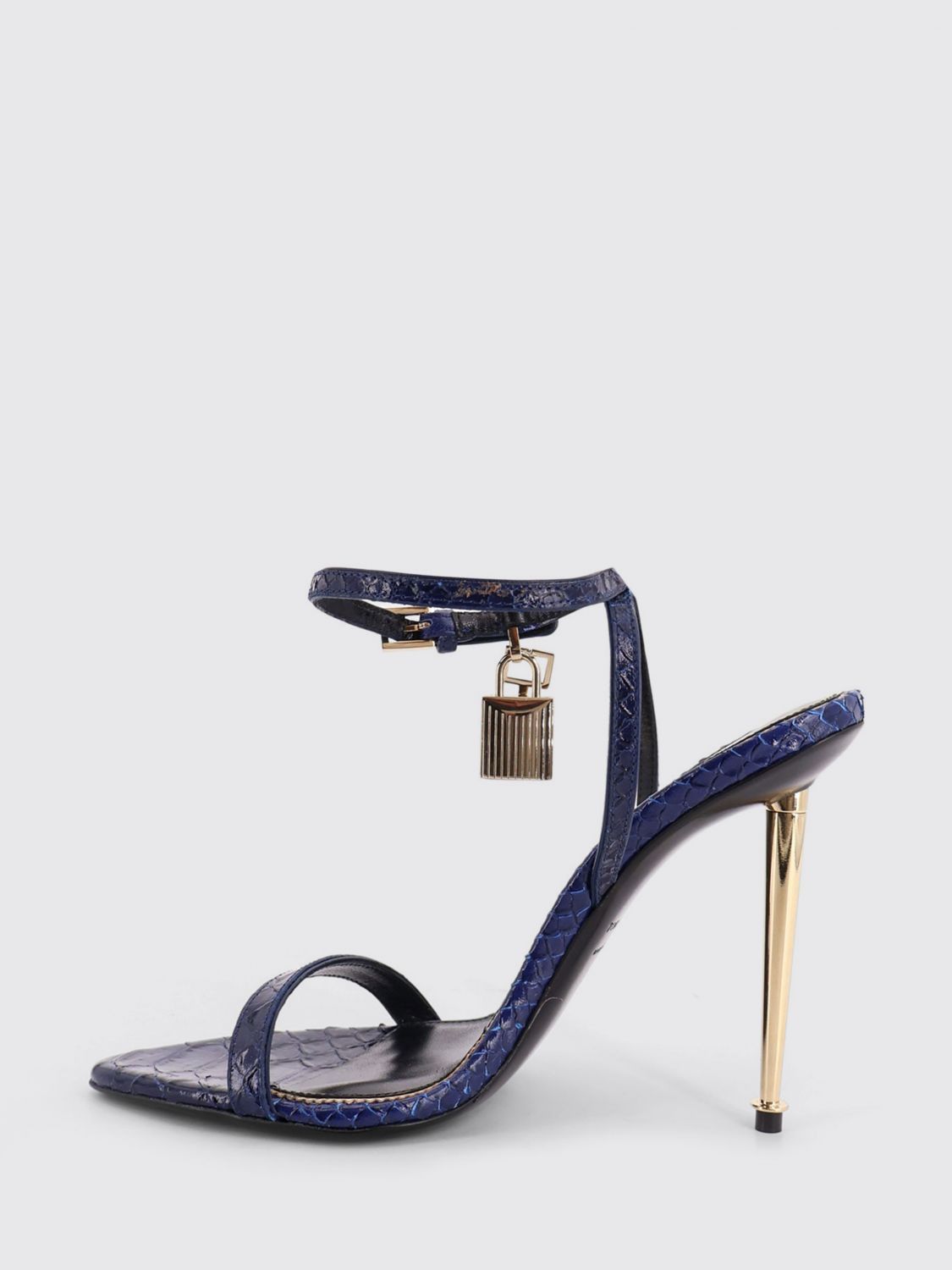 Tom Ford Tom Ford Heeled Sandal Woman Blue Size US 7 / IT 37 - 3 Thumbnail