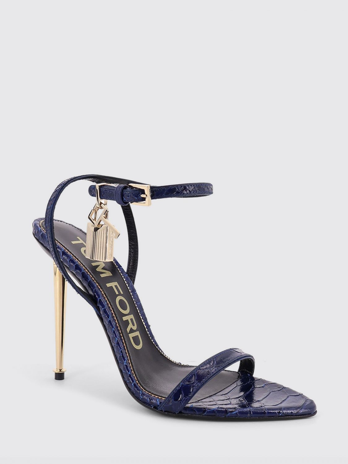 Tom Ford Tom Ford Heeled Sandal Woman Blue Size US 7.5 / IT 37.5 - 2 Thumbnail