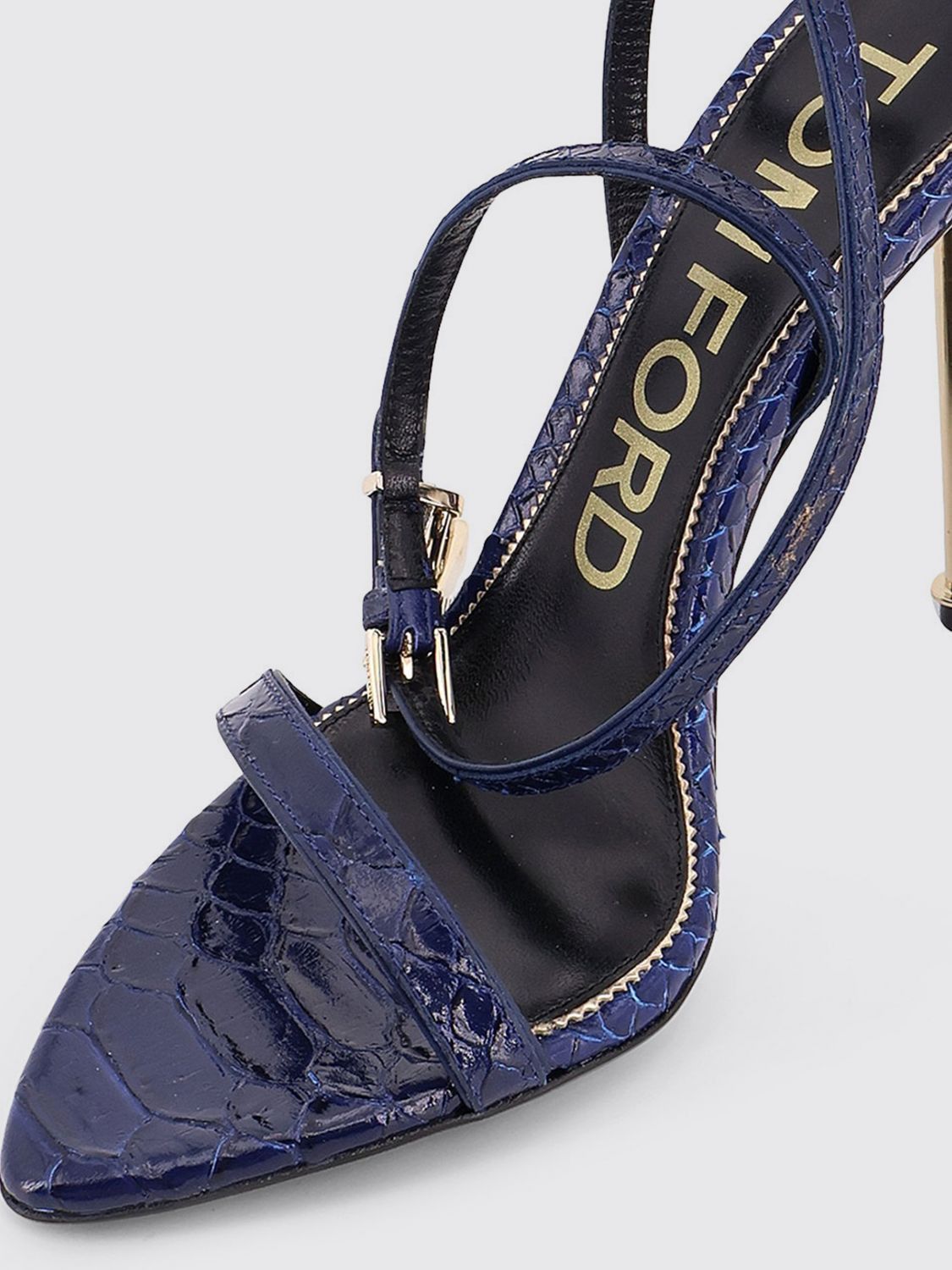 Tom Ford Tom Ford Heeled Sandal Woman Blue Size US 8 / IT 38 - 4 Thumbnail