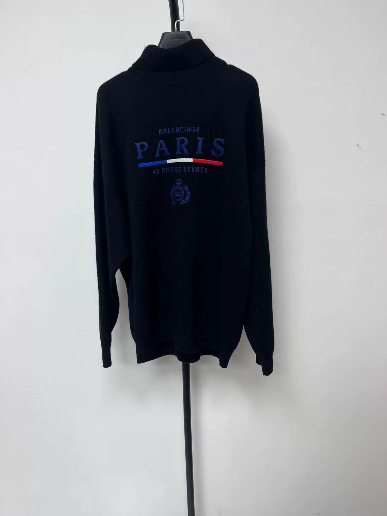 Balenciaga Balenciaga Paris Flag Eiffel Tower Turtleneck Sweater S Size US S / EU 44-46 / 1 - 2 Thumbnail