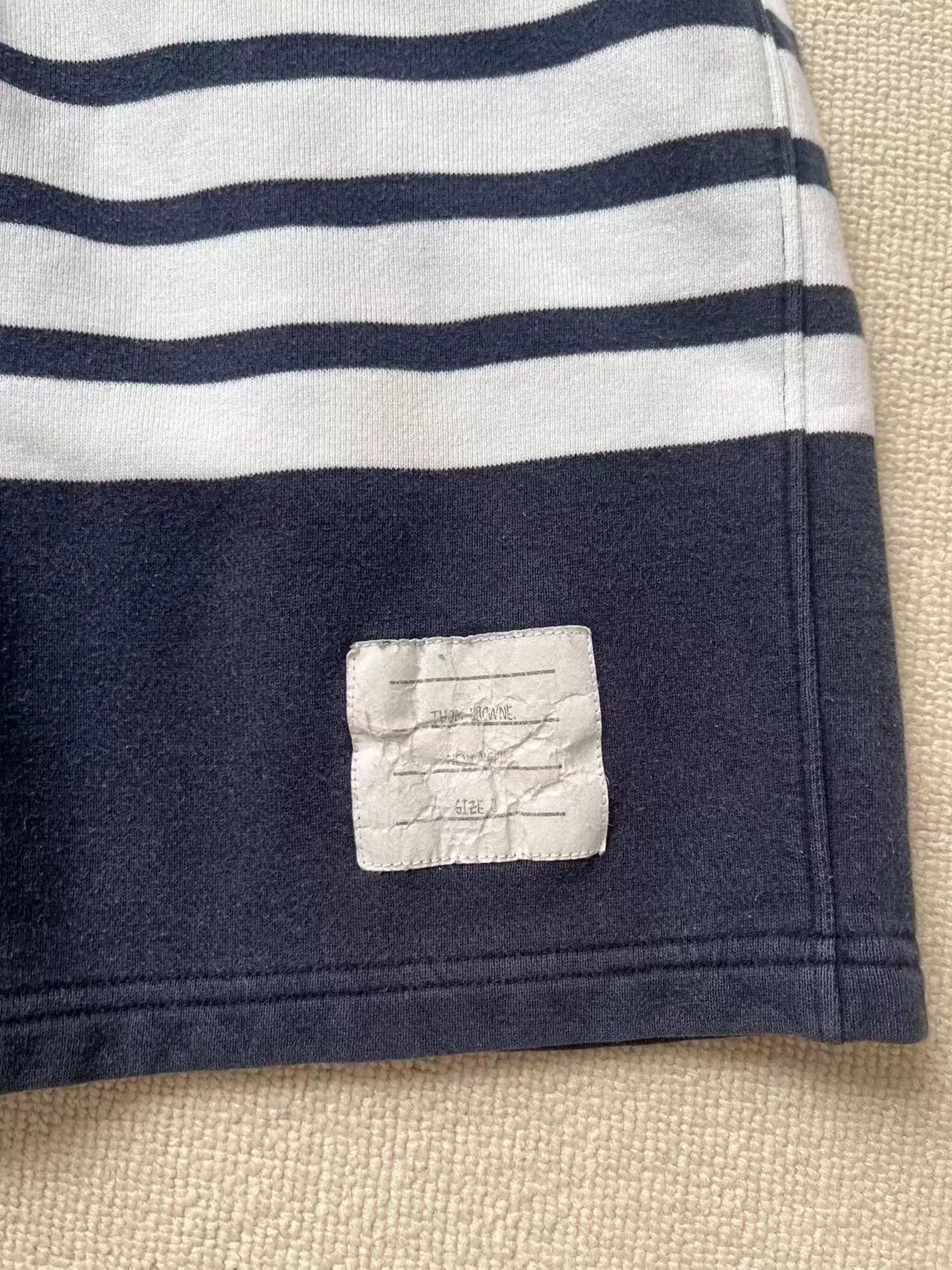 Thom Browne Thom Browne 4-Bar Stripe Cotton Sweat Shorts Size 2 Size US 32 / EU 48 - 4 Thumbnail