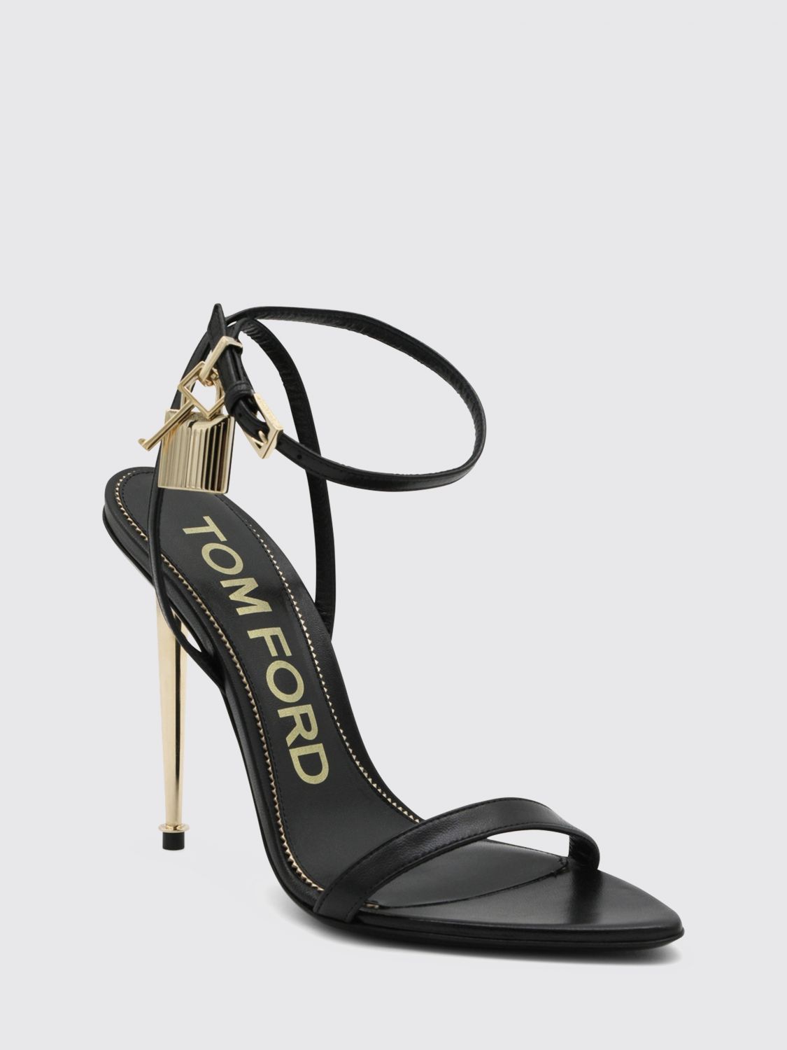 Tom Ford Tom Ford Heeled Sandal Woman Black Size US 7.5 / IT 37.5 - 2 Thumbnail