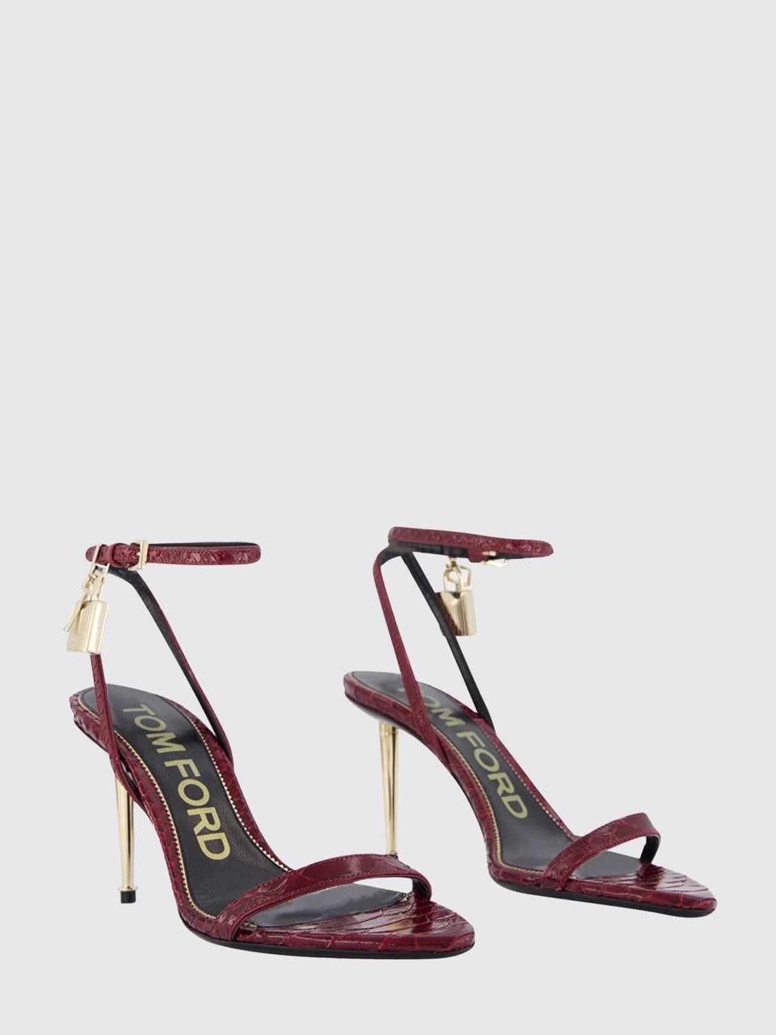 Tom Ford Tom Ford Heeled Sandal Woman Ruby Size US 7 / IT 37 - 2 Thumbnail