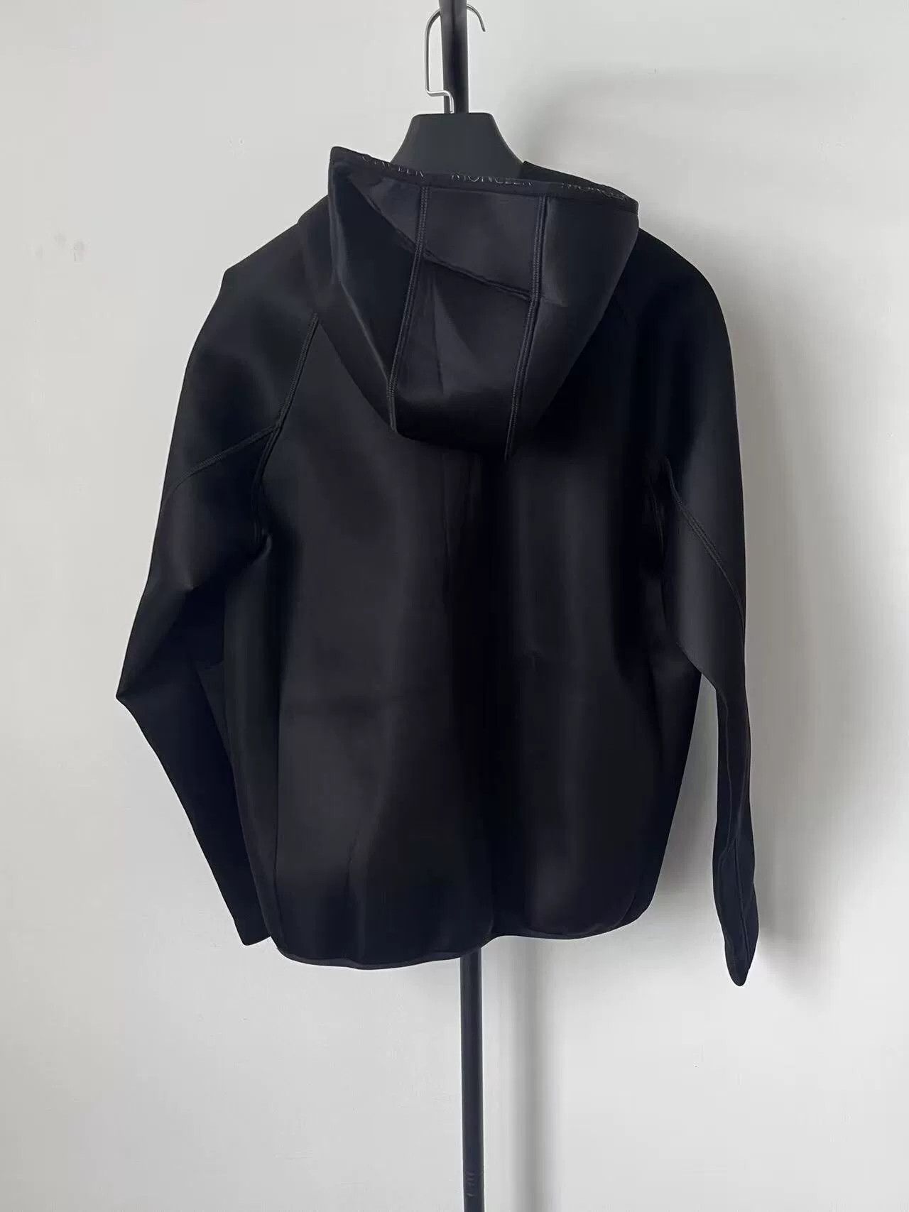 Moncler Moncler Neoprene Zip-Up Hoodie M Size US M / EU 48-50 / 2 - 3 Thumbnail