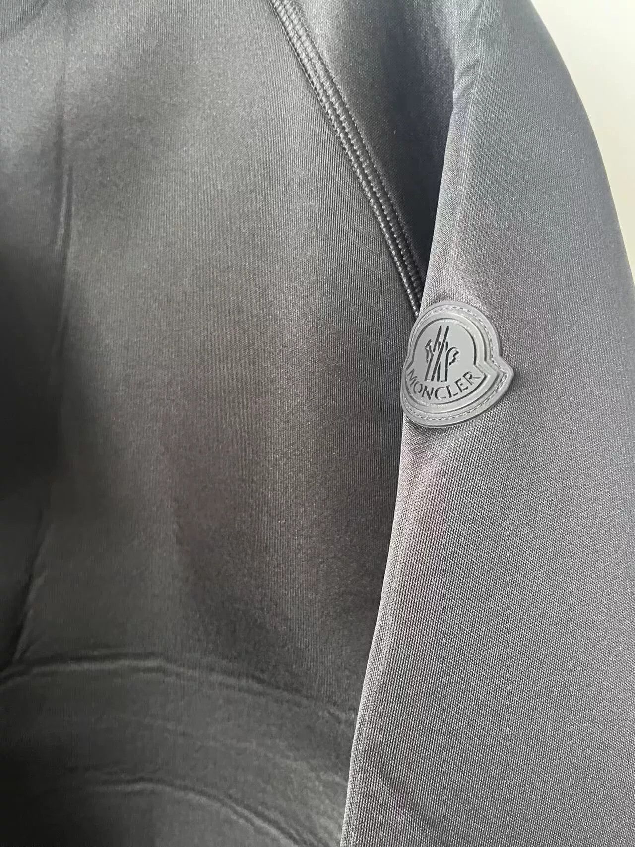 Moncler Moncler Neoprene Zip-Up Hoodie M Size US M / EU 48-50 / 2 - 4 Thumbnail