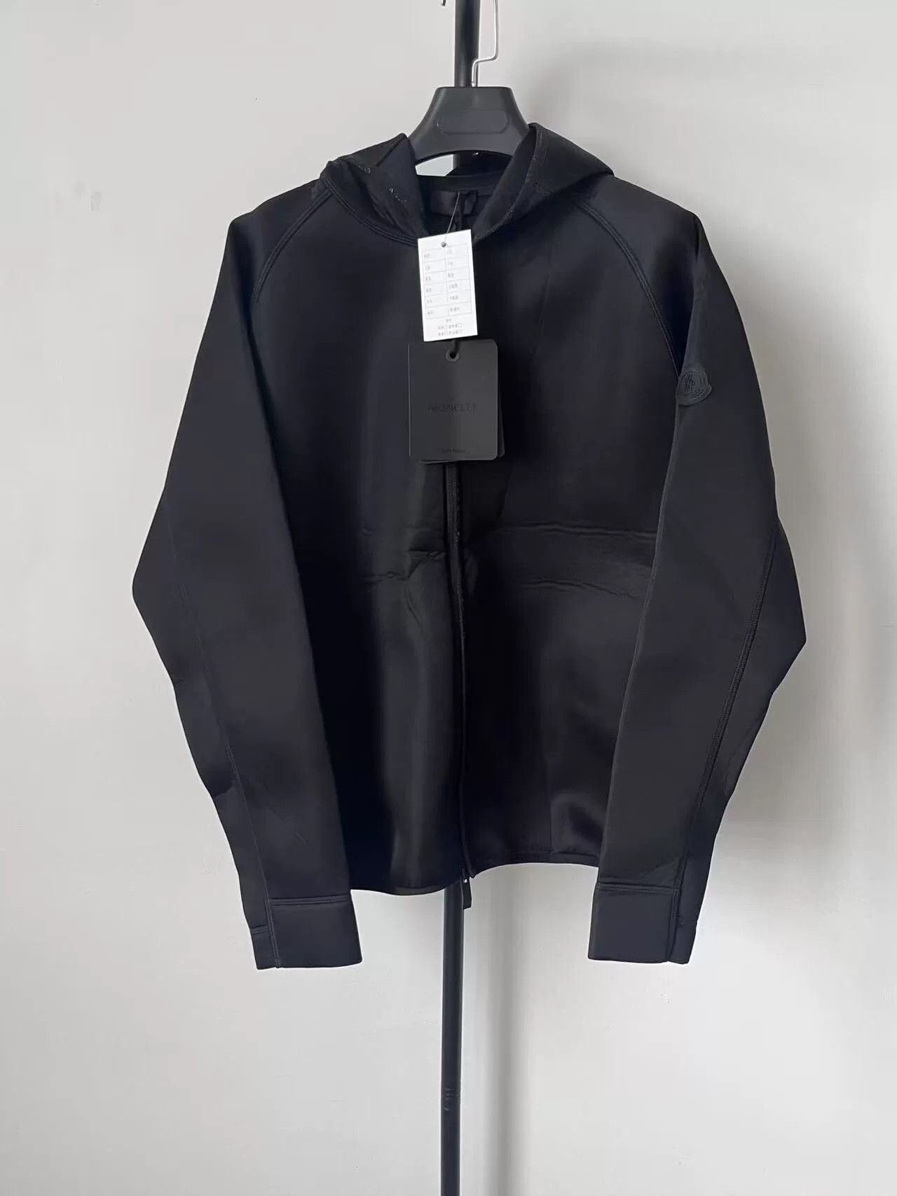 Moncler Moncler Neoprene Zip-Up Hoodie M Size US M / EU 48-50 / 2 - 2 Thumbnail
