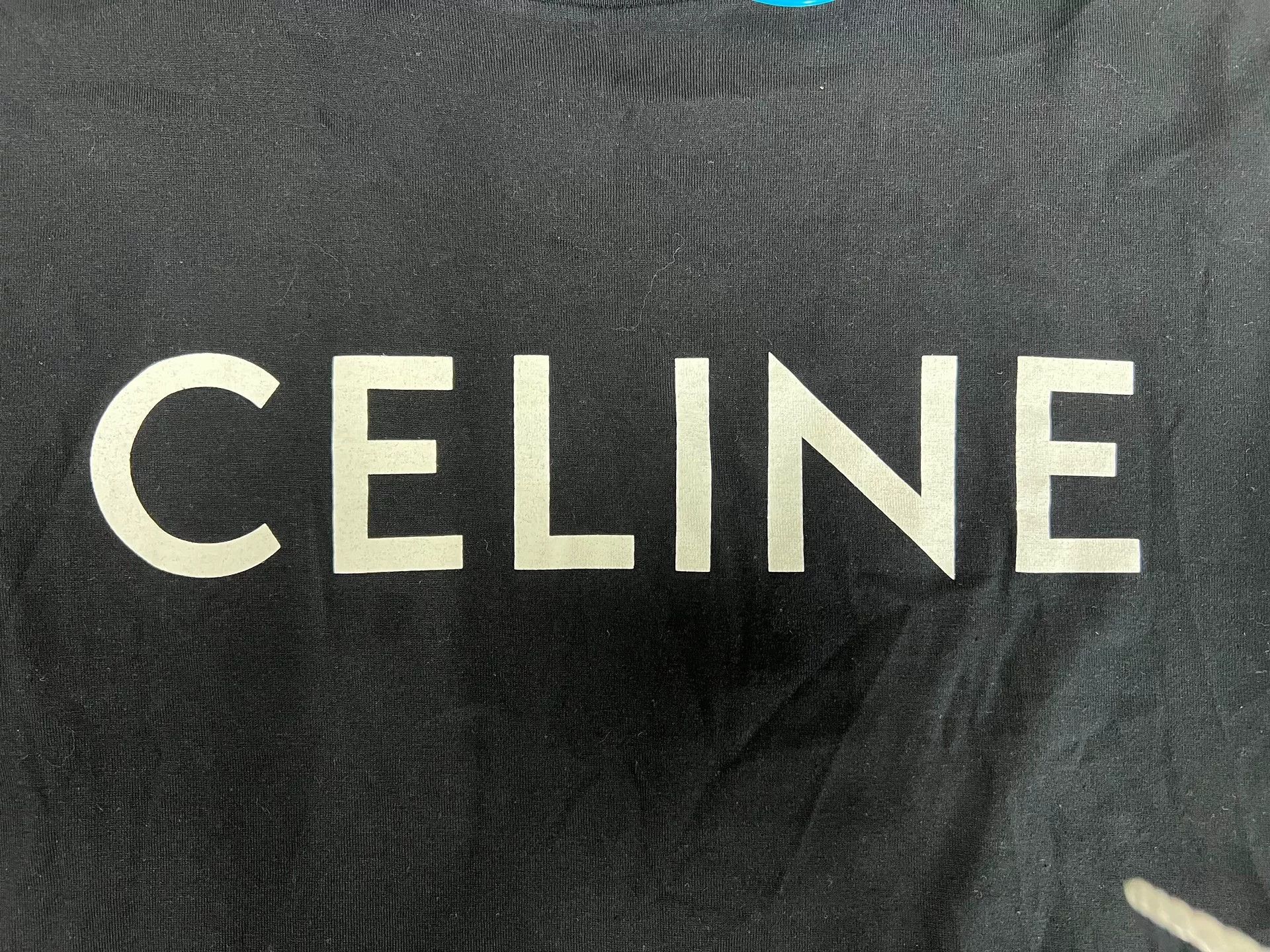 Celine Celine Logo Slogan T-Shirt XS Size XS / US 0-2 / IT 36-38 - 4 Thumbnail