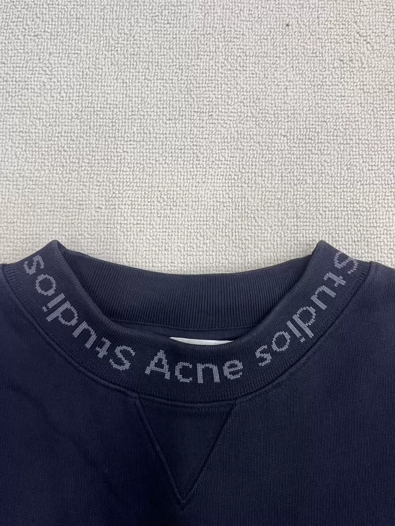 Acne Studios Acne Studios Flogho Logo Collar Sweatshirt Size M Size US M / EU 48-50 / 2 - 4 Thumbnail