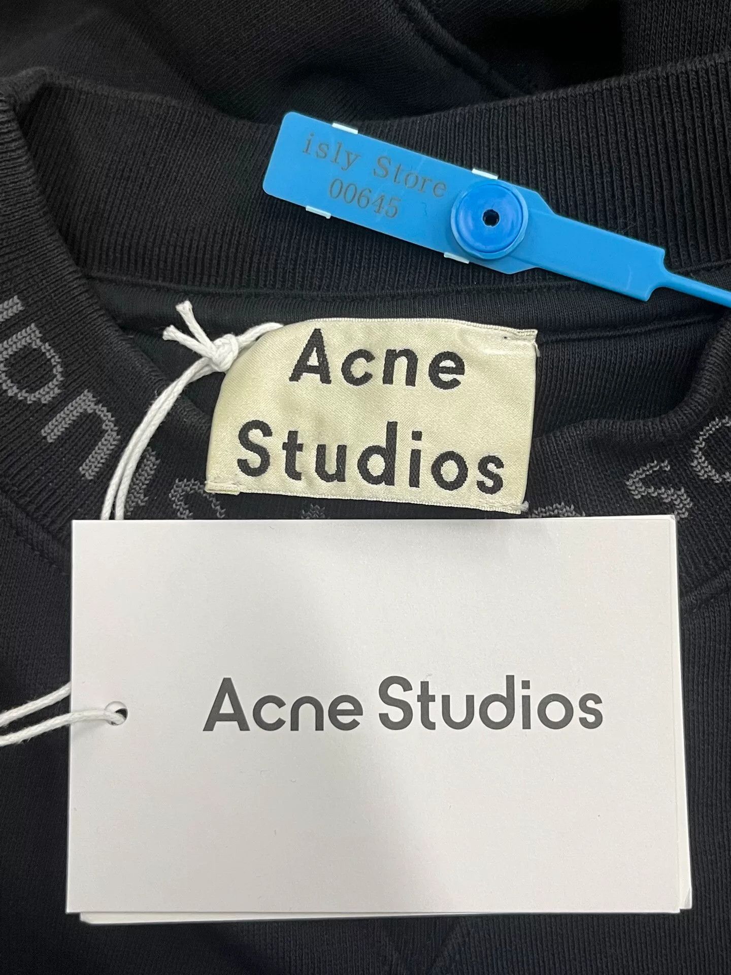 Acne Studios Acne Studios Flogho Logo Collar Sweatshirt Size M Size US M / EU 48-50 / 2 - 6 Thumbnail