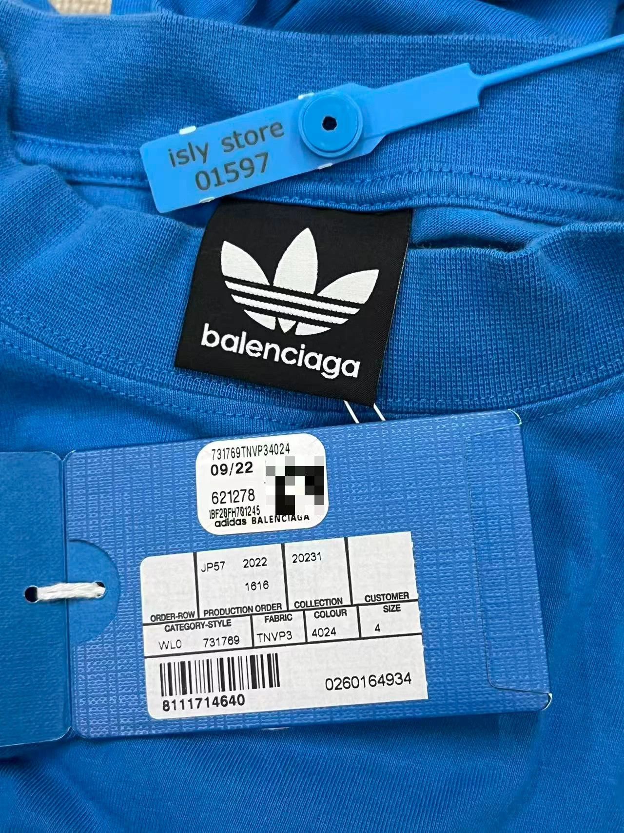 Adidas × Balenciaga Balenciaga x adidas Logo Print T-Shirt Size 4 Size US XL / EU 56 / 4 - 6 Thumbnail