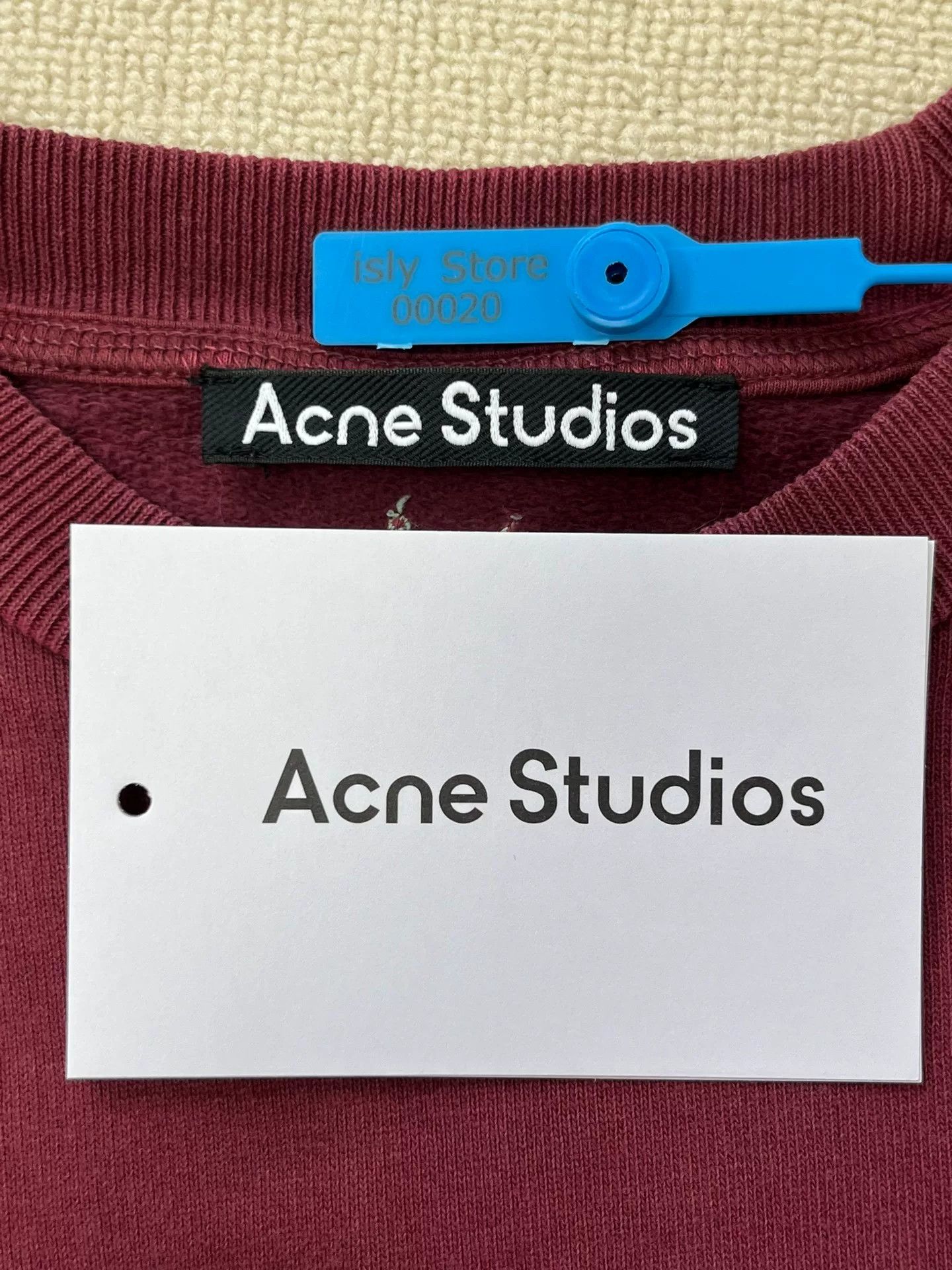 Acne Studios Acne Studios Face Patch Sweatshirt XXS Size US XXS / EU 40 - 6 Thumbnail