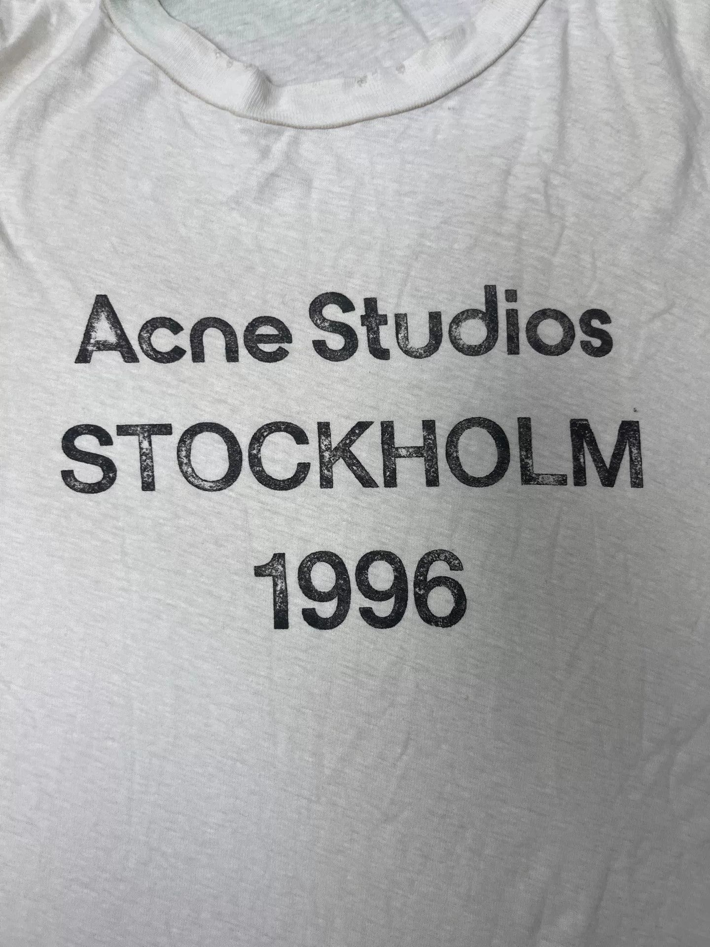Acne Studios Acne Studios 1996 Logo T-Shirt US XXS Size US XXS / EU 40 - 4 Thumbnail
