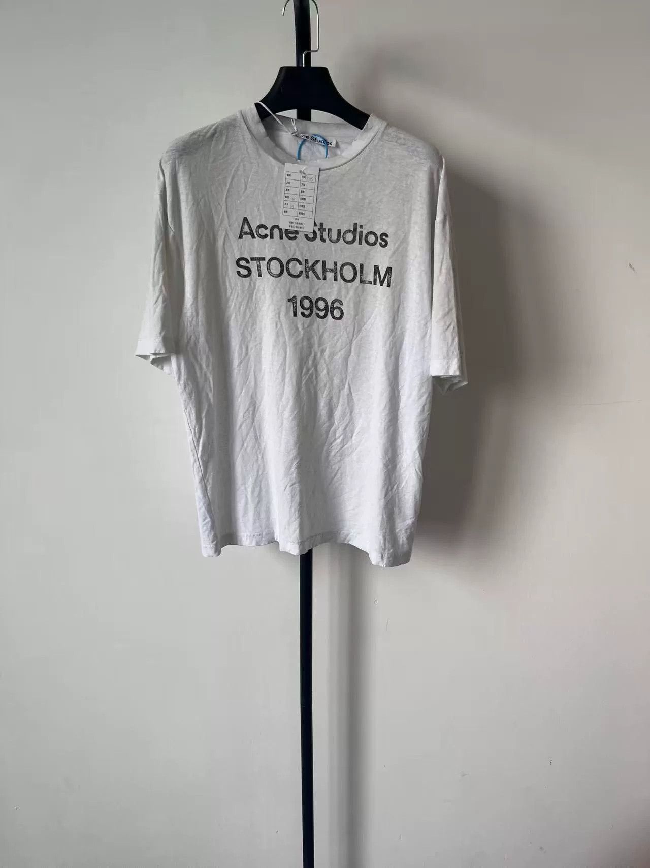 Acne Studios Acne Studios 1996 Logo T-Shirt US XXS Size US XXS / EU 40 - 2 Thumbnail