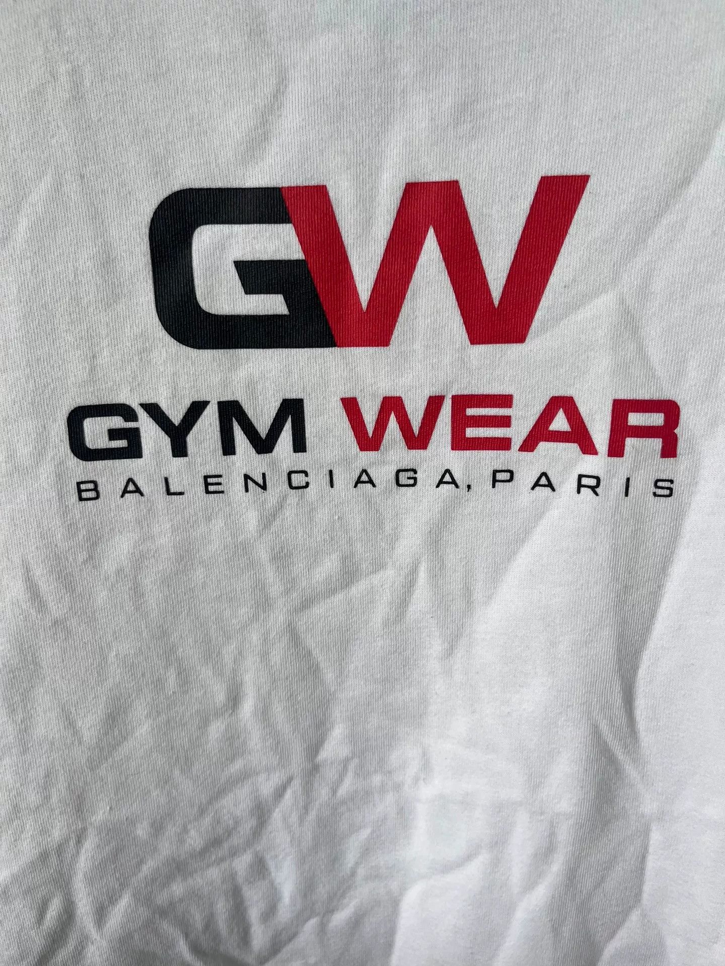 Balenciaga Balenciaga GW Gymwear Graphic T-Shirt S Size US S / EU 44-46 / 1 - 4 Thumbnail