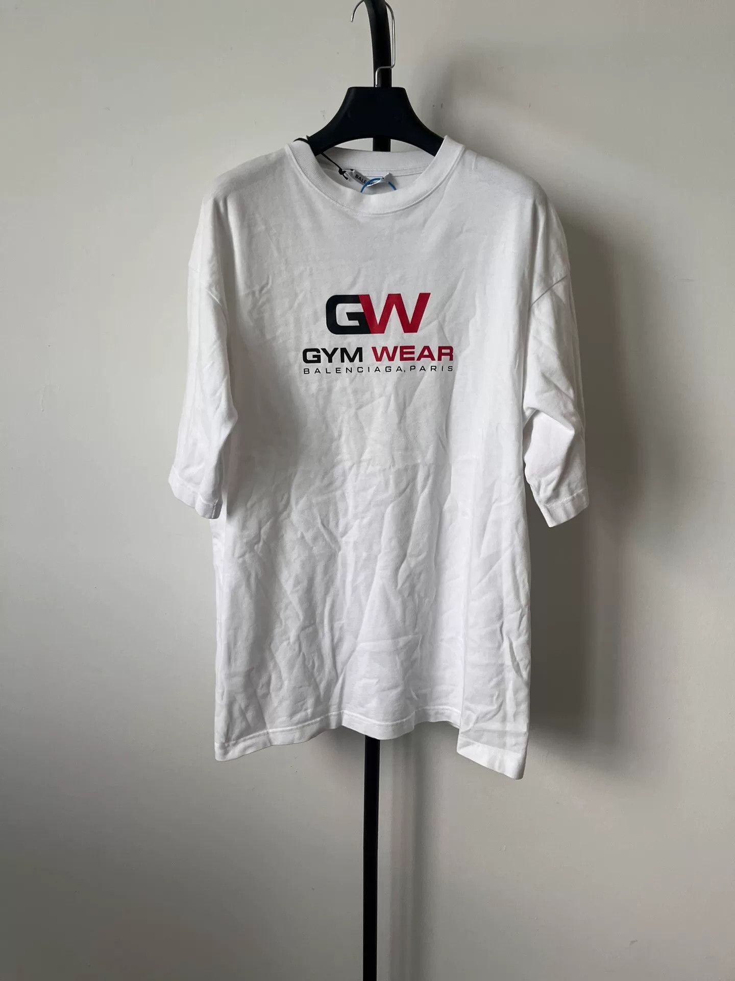 Balenciaga Balenciaga GW Gymwear Graphic T-Shirt S Size US S / EU 44-46 / 1 - 2 Thumbnail