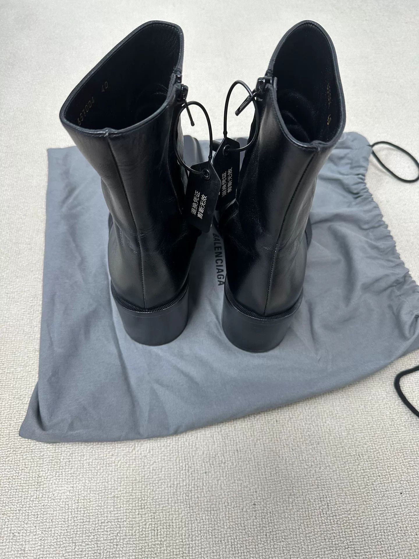 Balenciaga Balenciaga Glove Smooth Leather Boots 40 Size US 7 / EU 40 - 4 Thumbnail