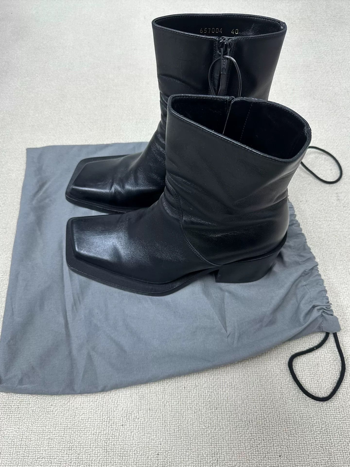 Balenciaga Balenciaga Glove Smooth Leather Boots 40 Size US 7 / EU 40 - 2 Thumbnail