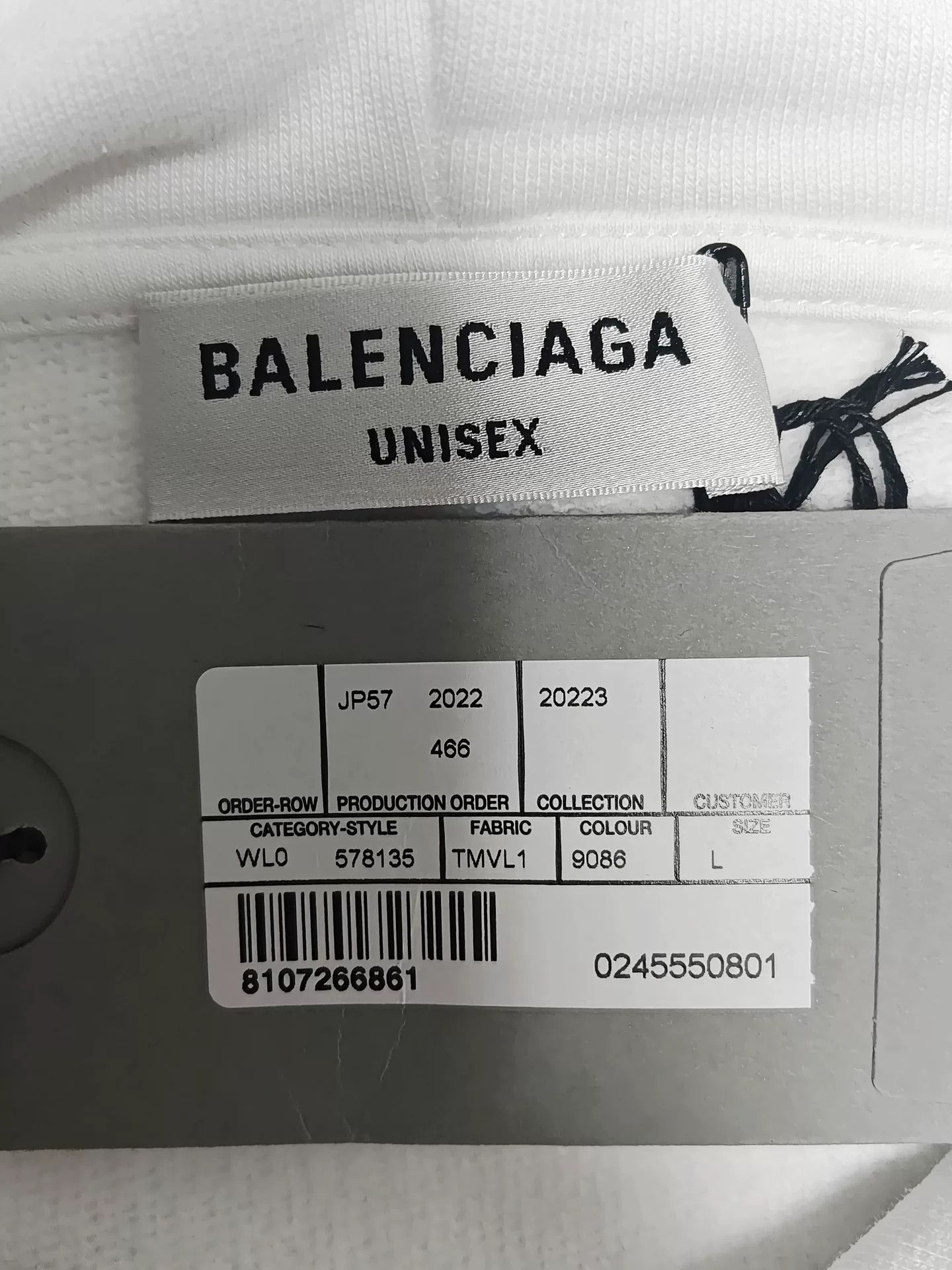 Balenciaga Balenciaga WFP World Food Programme Hoodie Size L Size US L / EU 52-54 / 3 - 6 Thumbnail