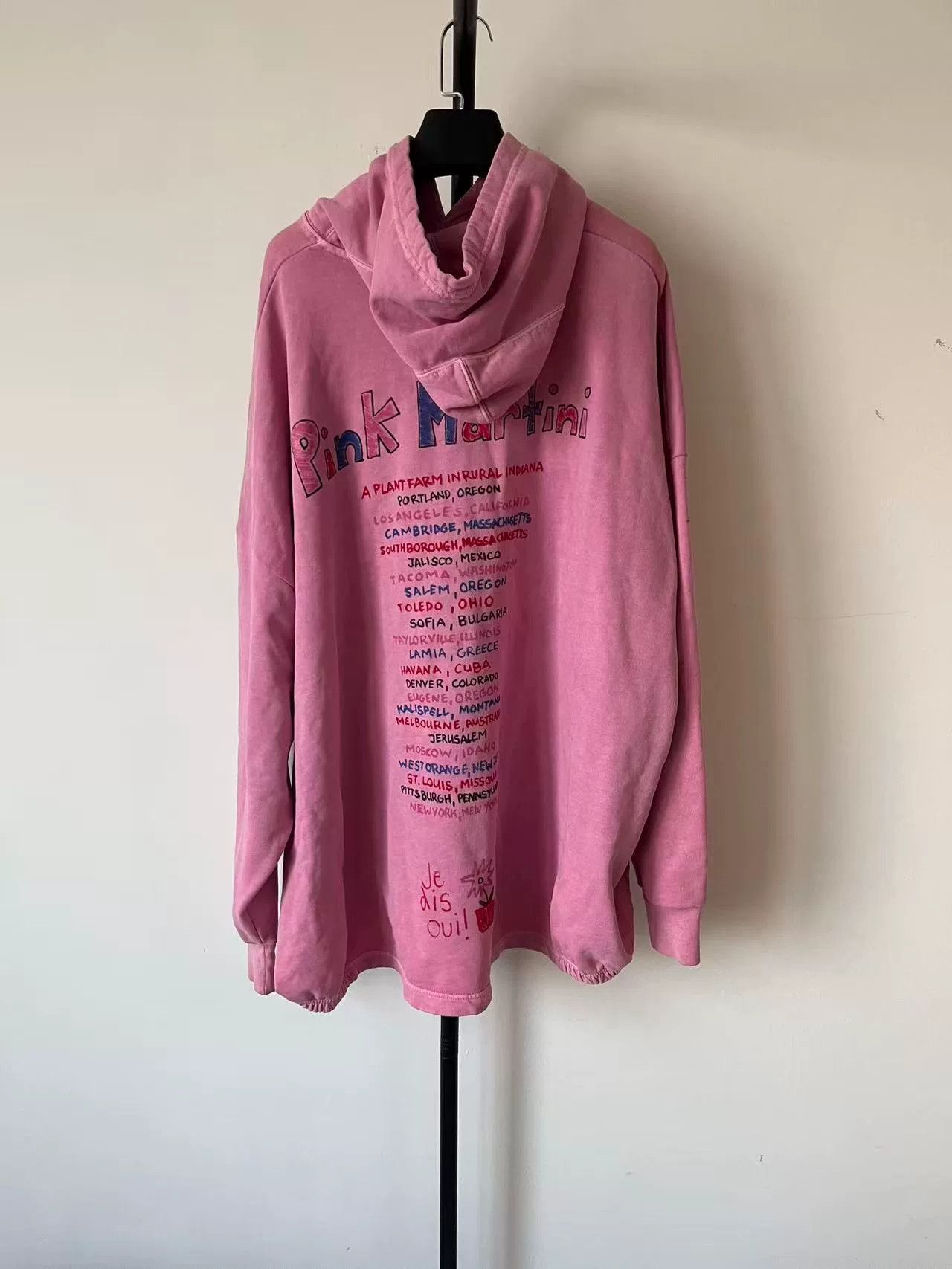 Balenciaga Balenciaga Pink Martini Music Merch Hoodie Size 3 Size US L / EU 52-54 / 3 - 3 Thumbnail