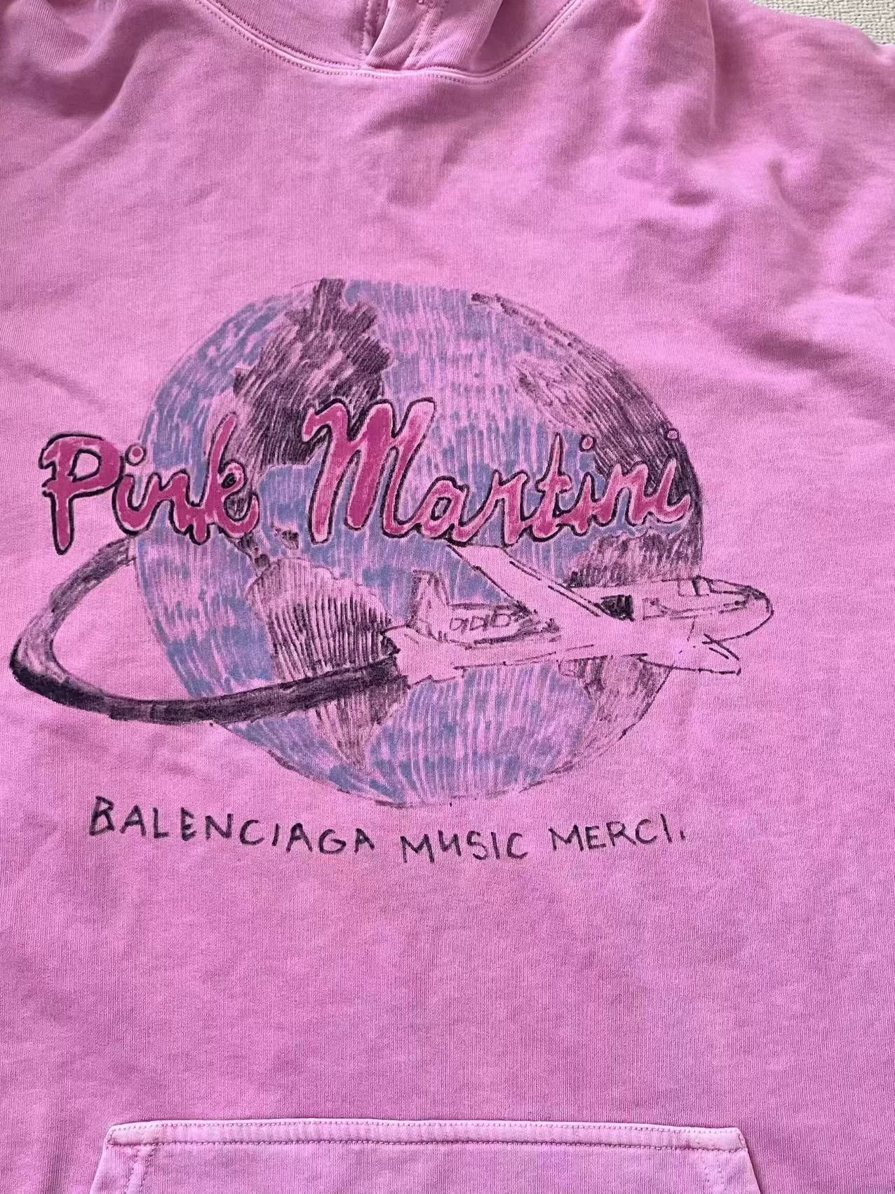 Balenciaga Balenciaga Pink Martini Music Merch Hoodie Size 3 Size US L / EU 52-54 / 3 - 4 Thumbnail