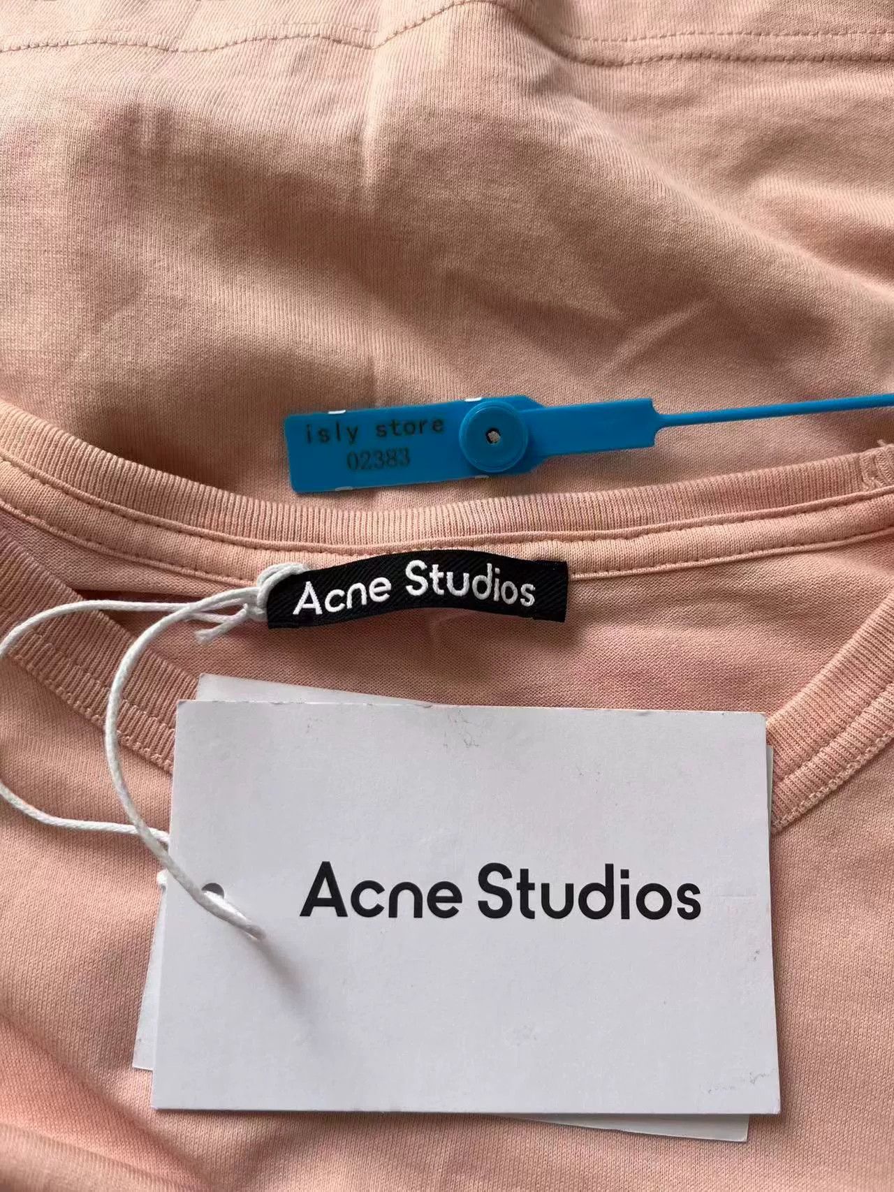 Acne Studios Acne Studios Face Patch Pink T-Shirt Size S Size US S / EU 44-46 / 1 - 6 Thumbnail