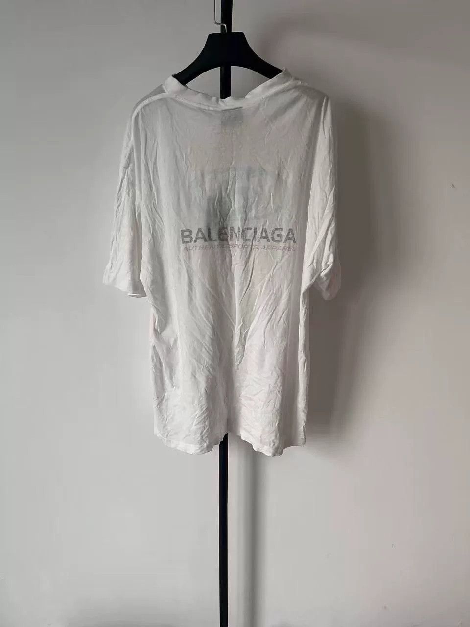 Balenciaga Balenciaga Blue Logo Sports Apparel T-Shirt S Size US S / EU 44-46 / 1 - 3 Thumbnail