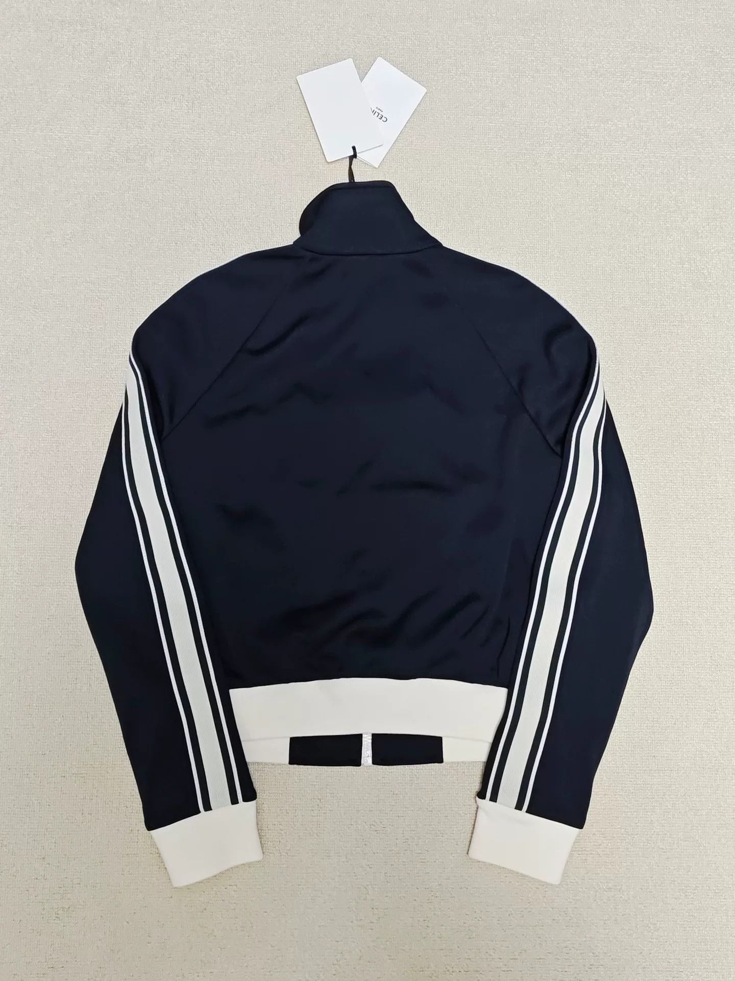 Celine CELINE Striped Logo Track Jacket XS Size XS / US 0-2 / IT 36-38 - 3 Thumbnail