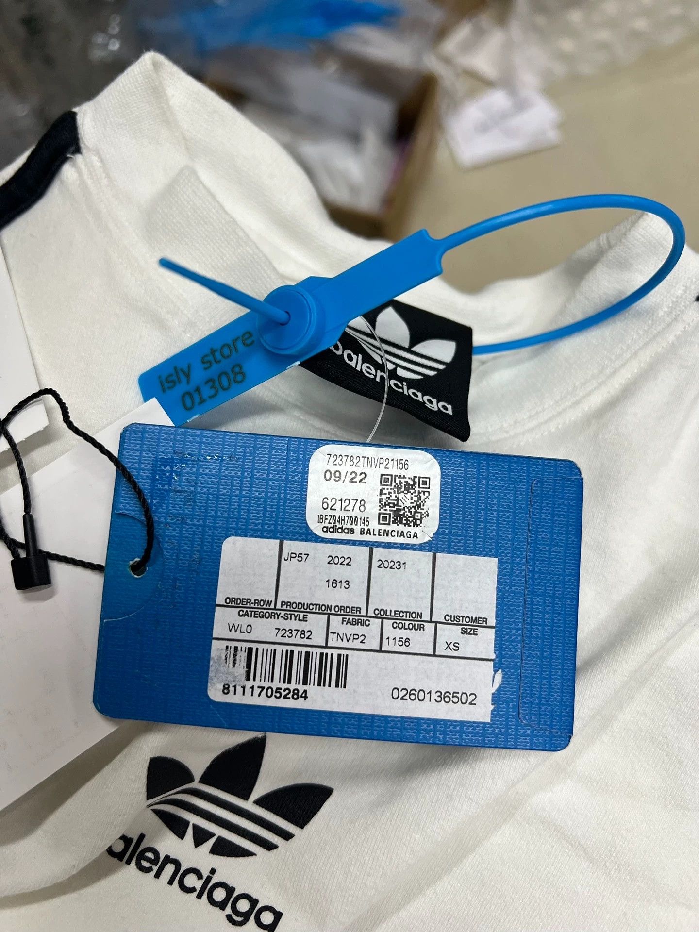 Balenciaga Balenciaga x adidas Logo Stripe T-Shirt XS Size US XS / EU 42 / 0 - 5 Thumbnail
