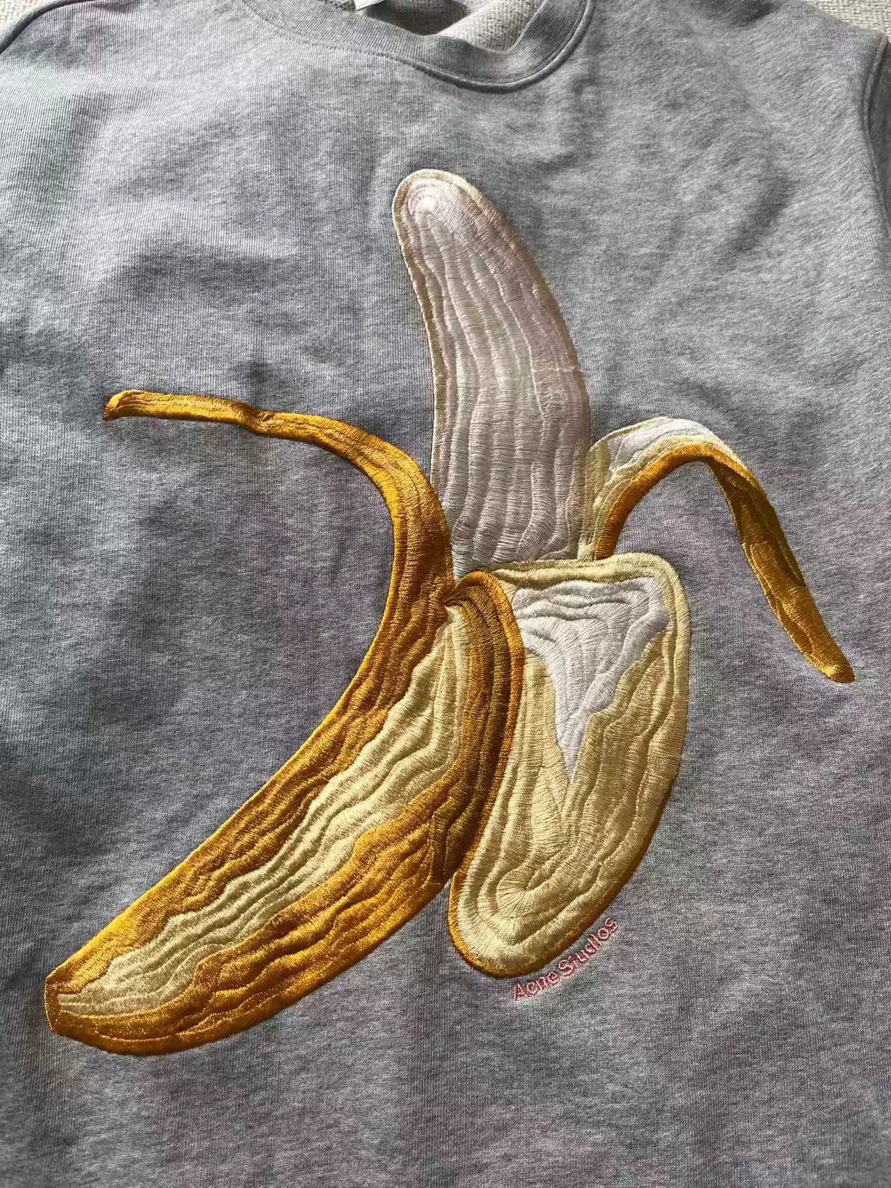 Acne Studios Acne Studios Banana Embroidery Sweatshirt XS Size US XS / EU 42 / 0 - 4 Thumbnail